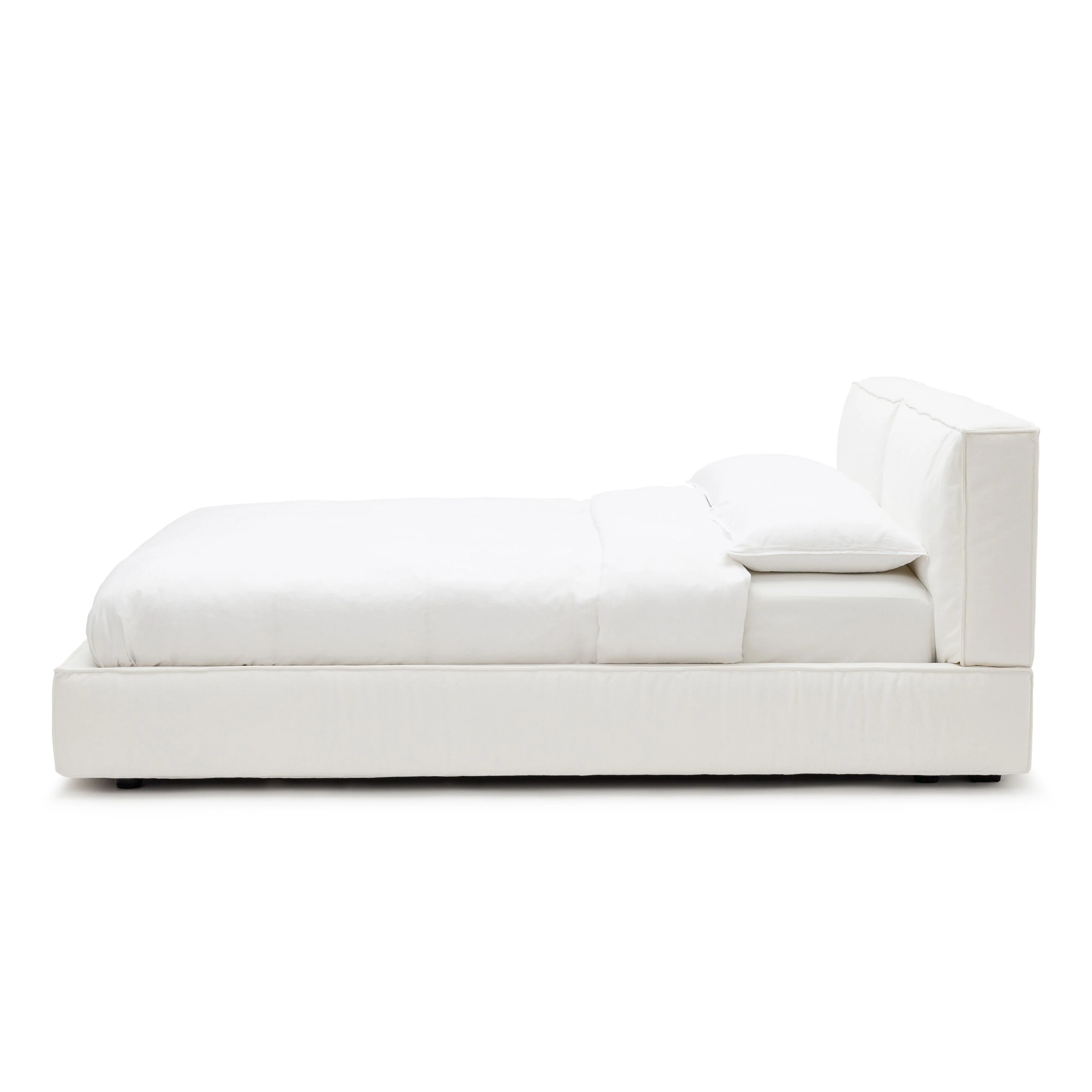 Santorini Standard Bed - Off White - Image 3