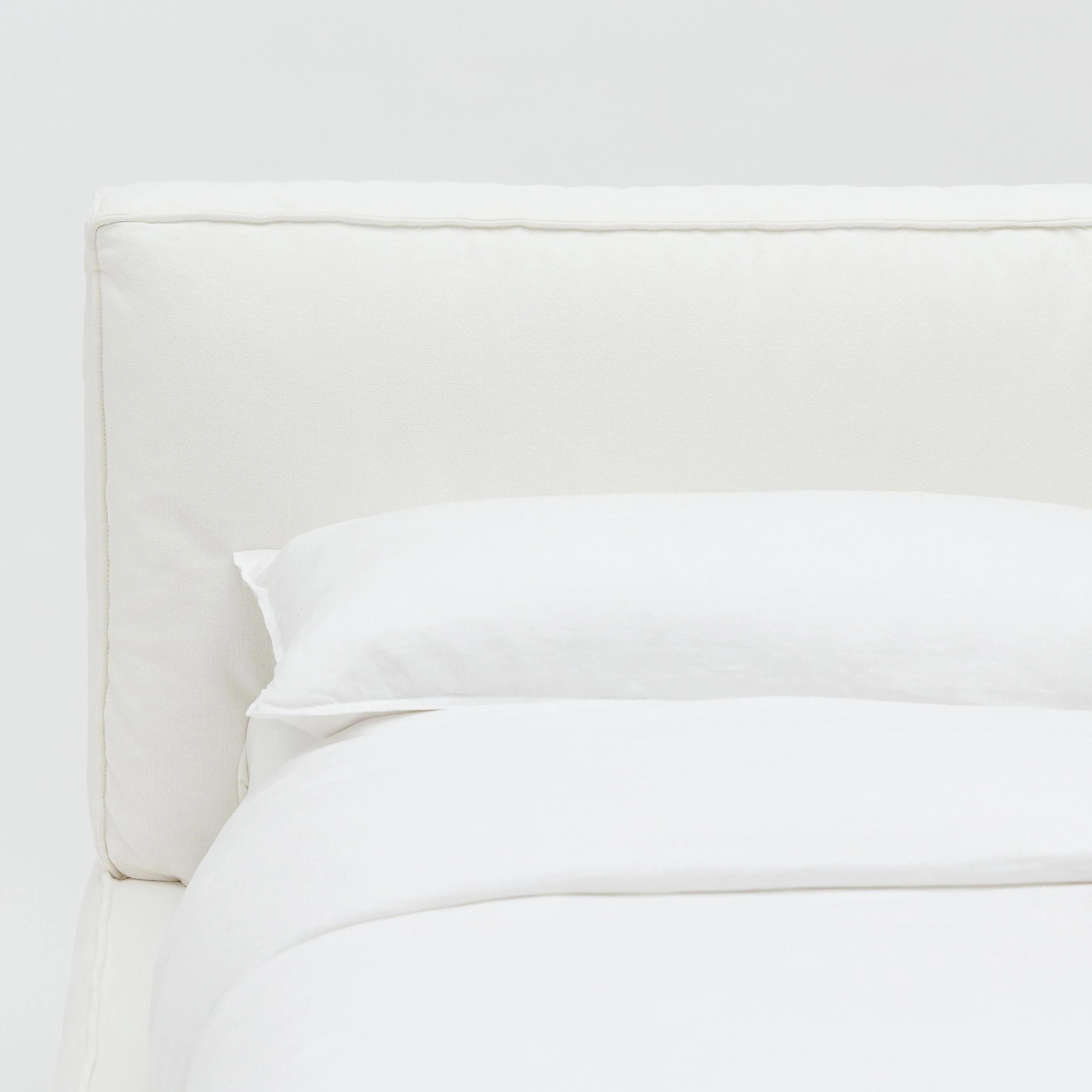 Santorini Standard Bed - Off White - Image 7
