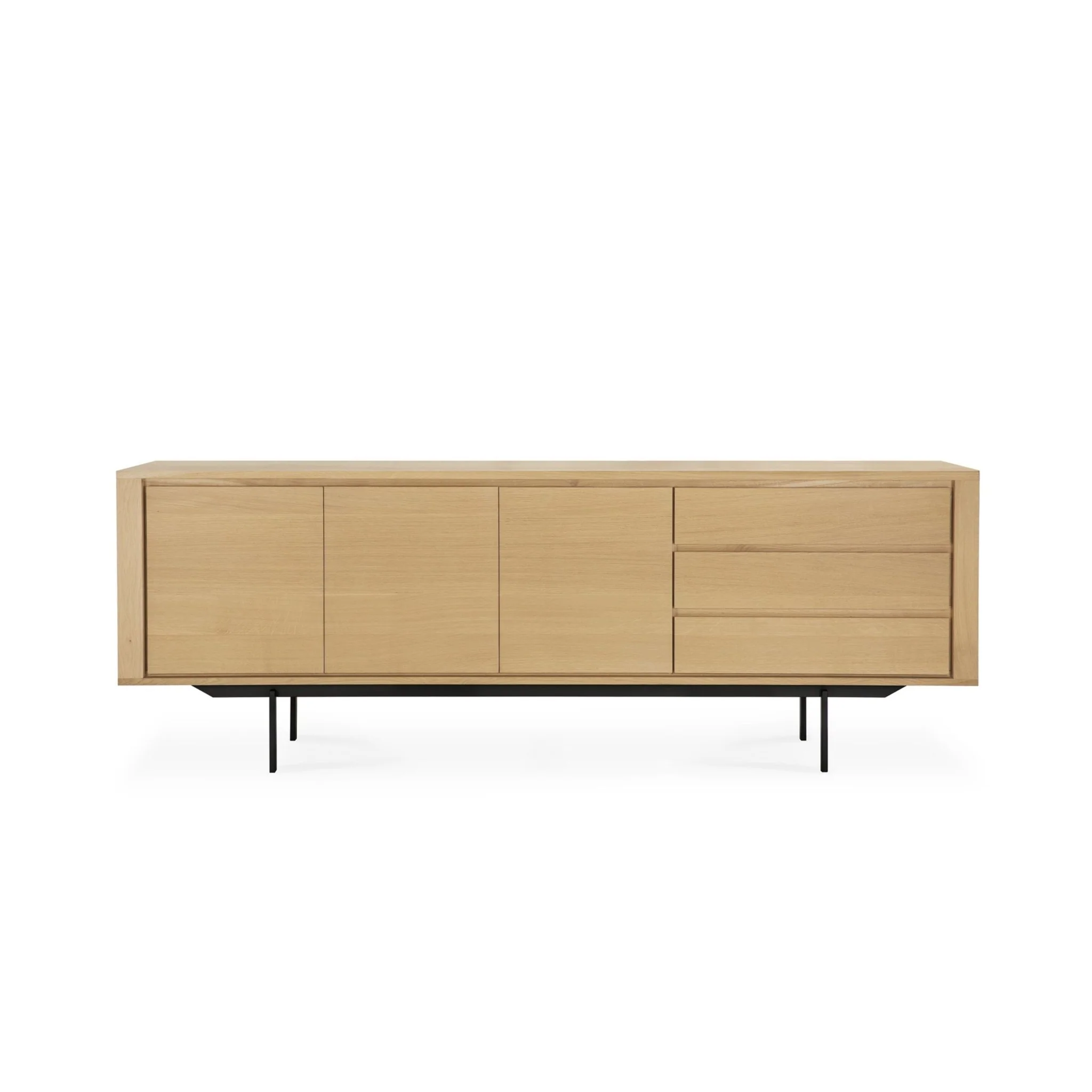 Shadow Sideboard - Oak with Black Metal Legs - Image 15