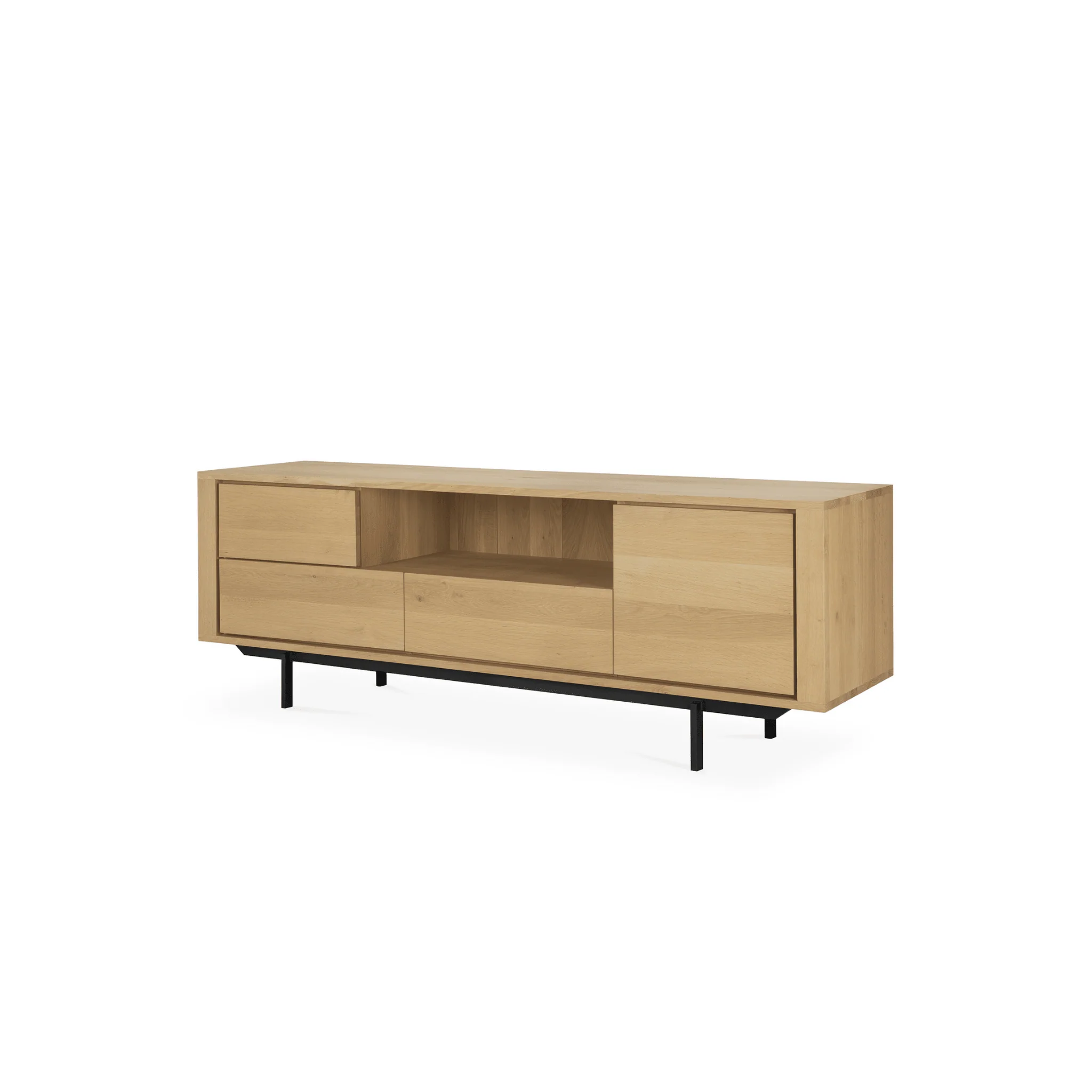 Shadow Tv Cupboard - Solid Oak - Image 10