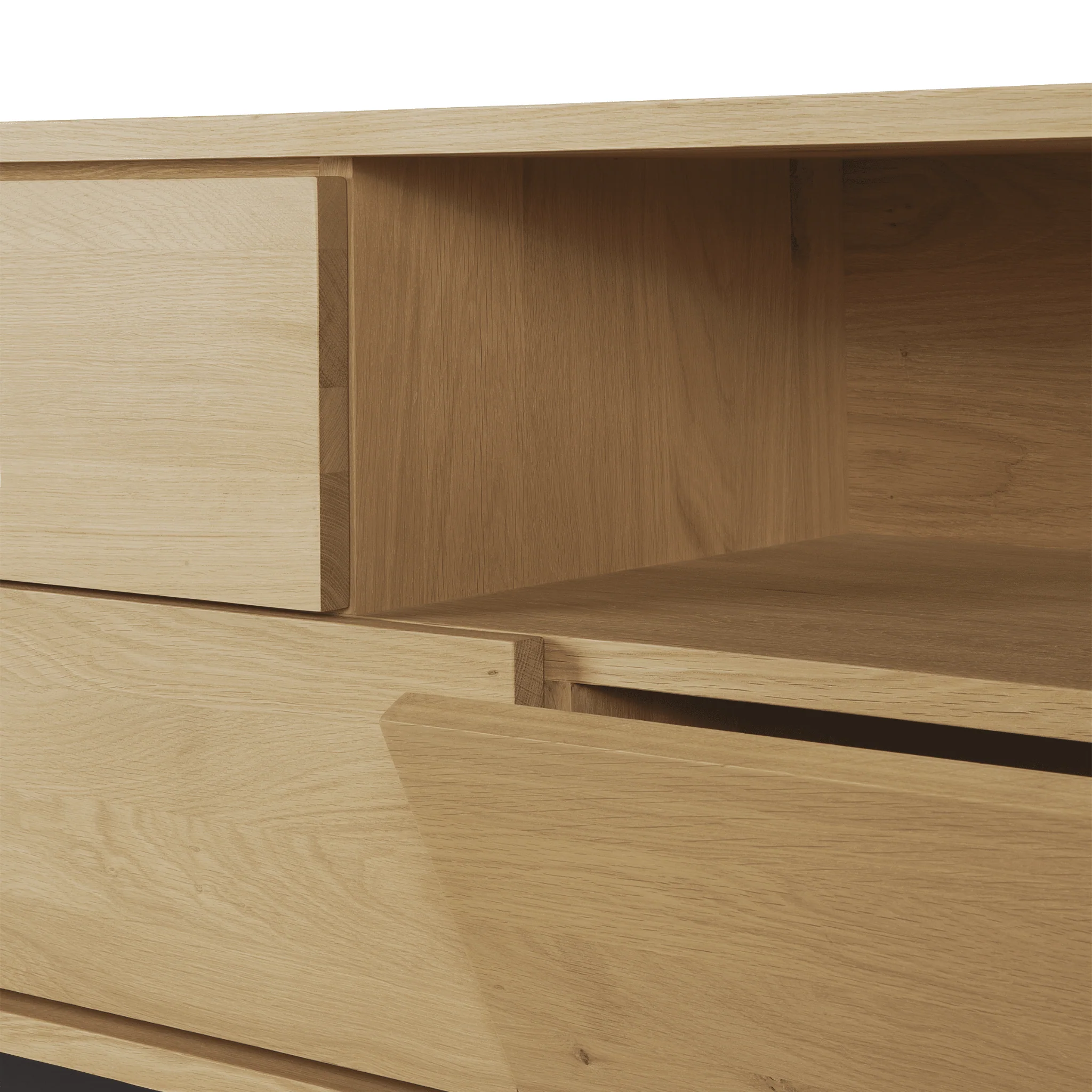 Shadow Tv Cupboard - Solid Oak - Image 13