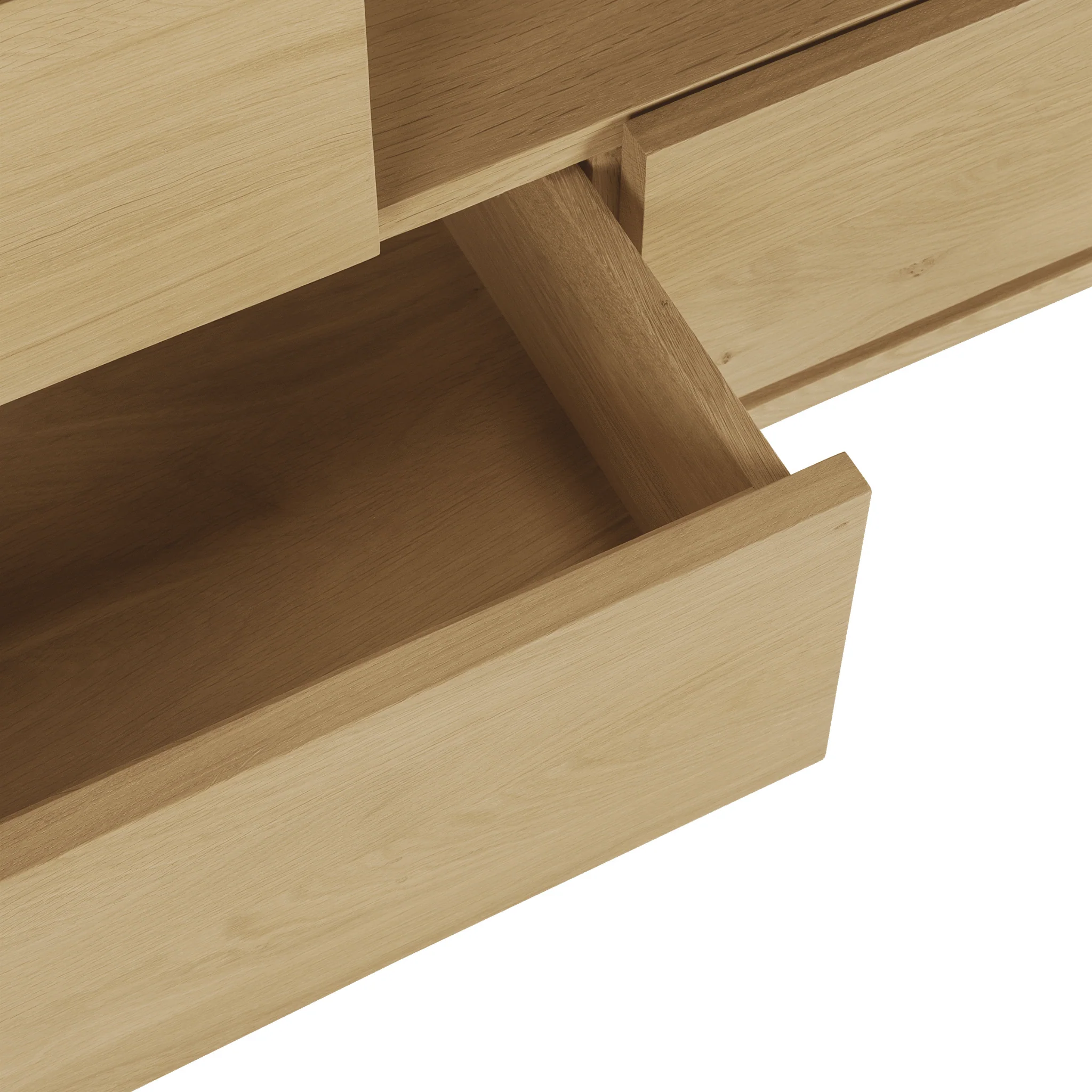 Shadow Tv Cupboard - Solid Oak - Image 14