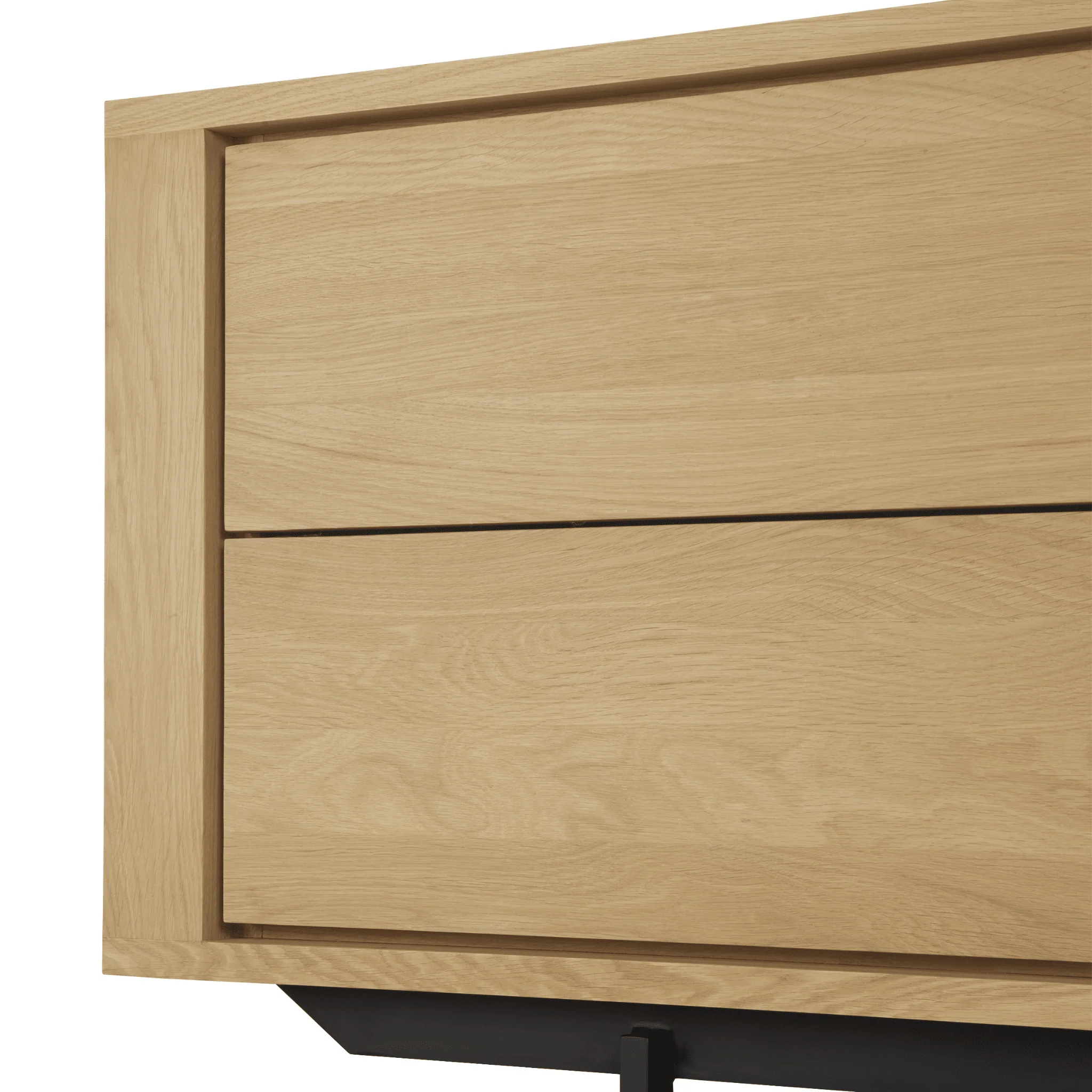 Shadow Tv Cupboard - Solid Oak - Image 5