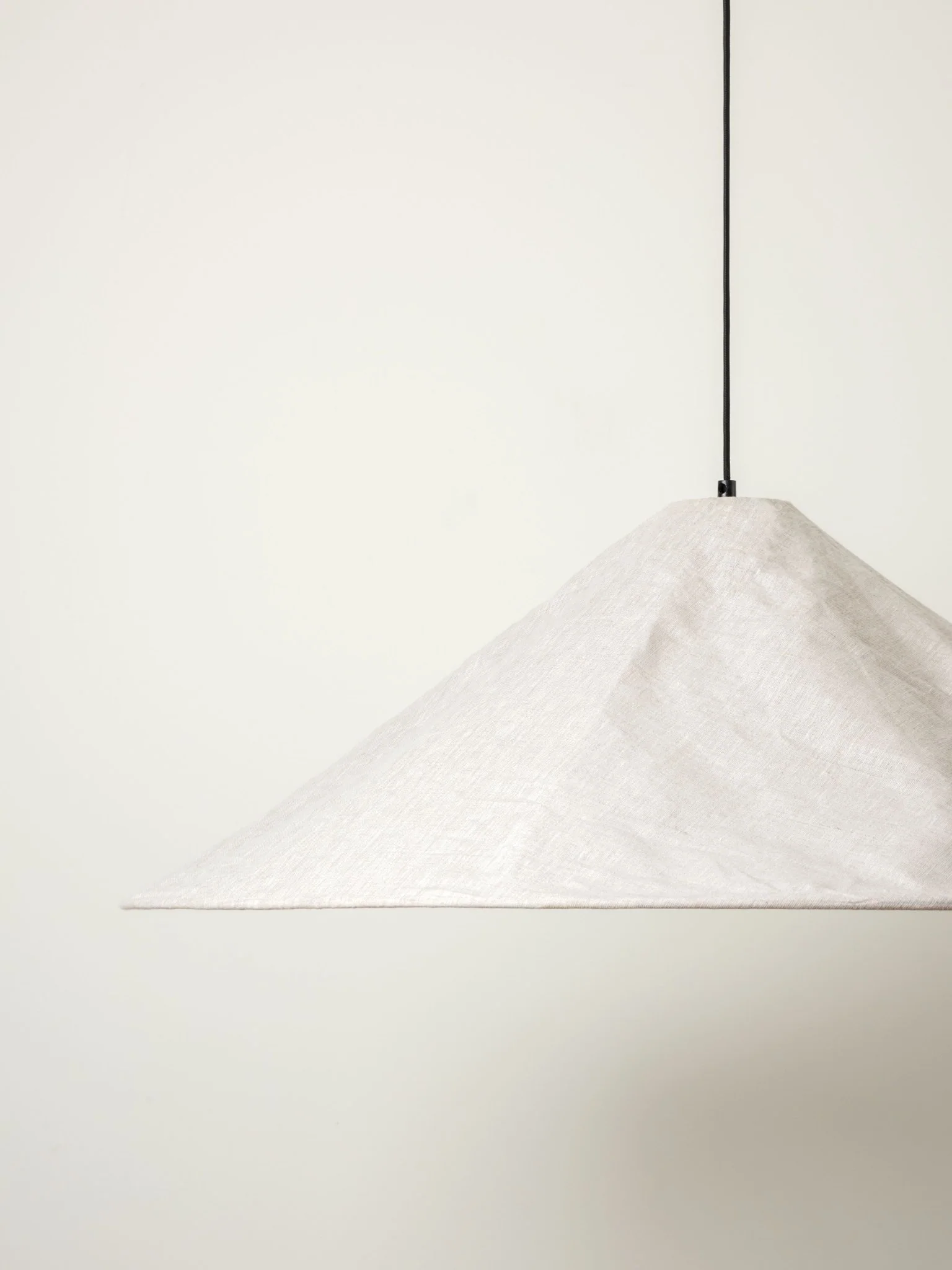 Siya - Collapsible Oversized Linen Pendant - Image 3