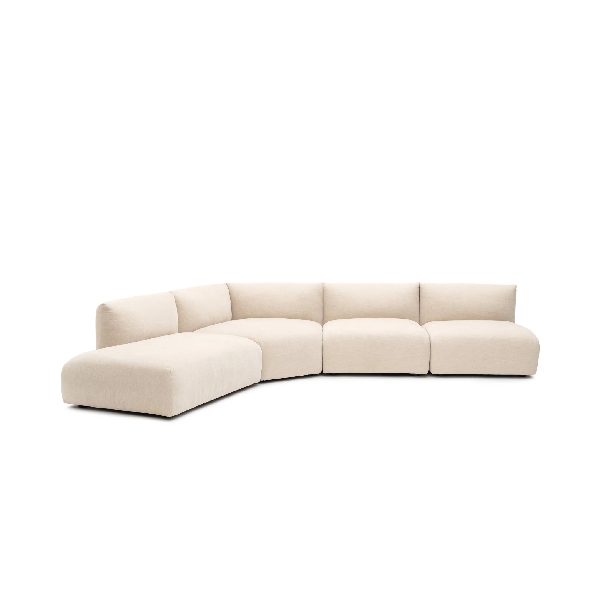 Slipper Corner V1 Sofa - Bleached Sand