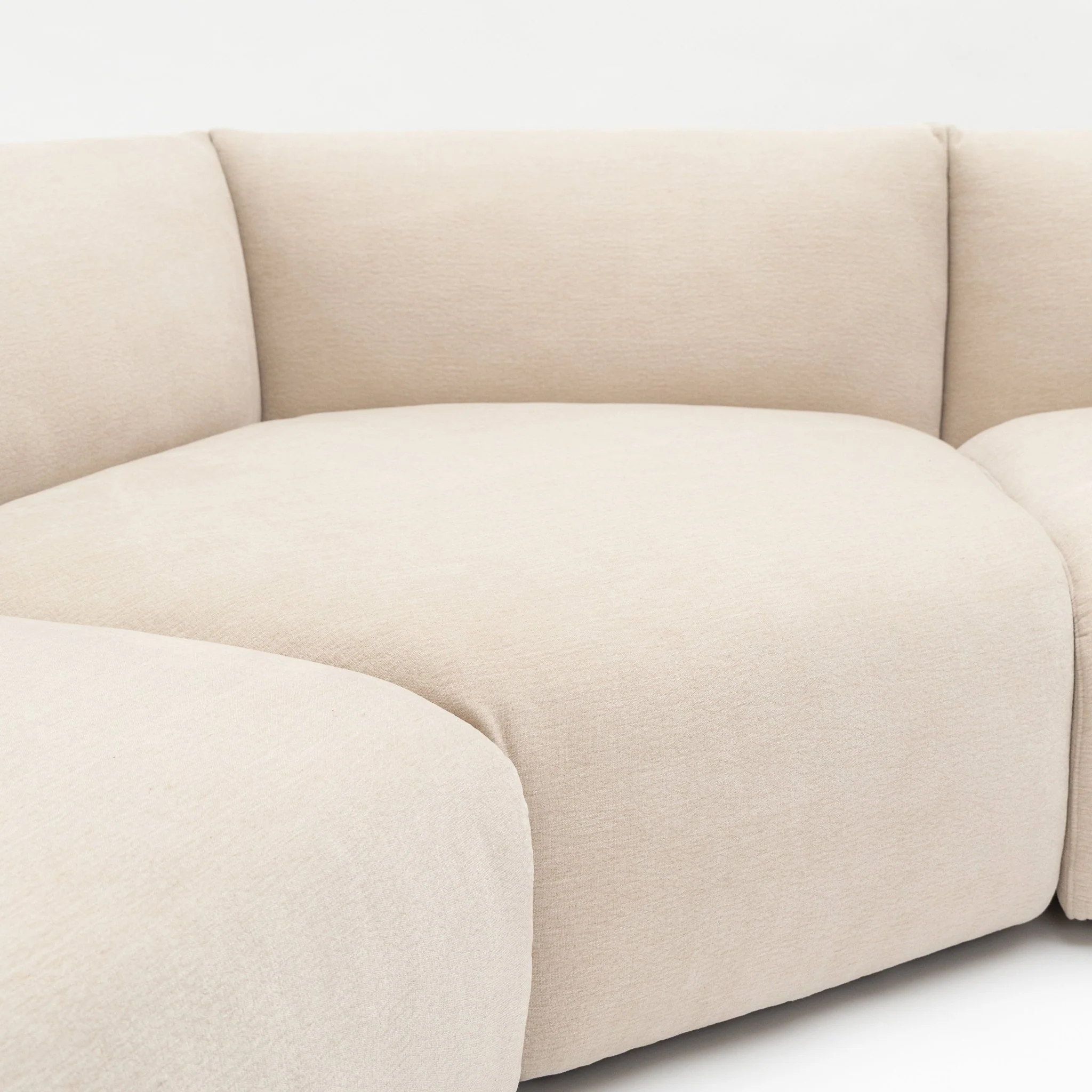 Slipper Corner V1 Sofa - Bleached Sand - Image 7