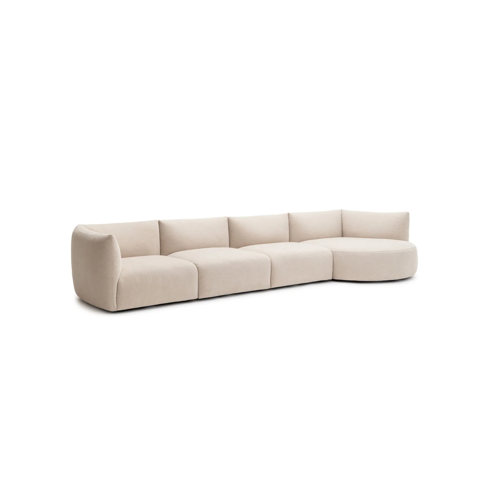 Slipper Modular Sofa - Bleached Sand - Image 2
