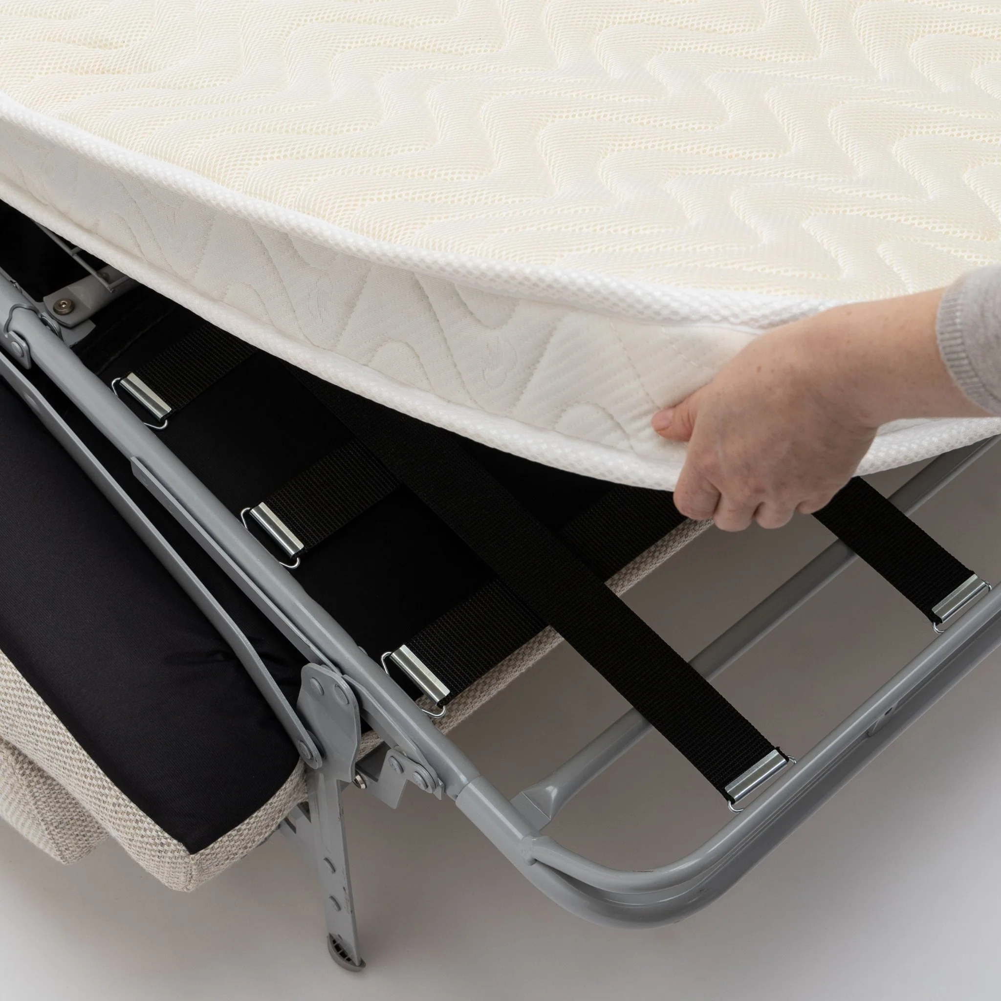 Sofa Bed With Storage - Pebble - Image 19
