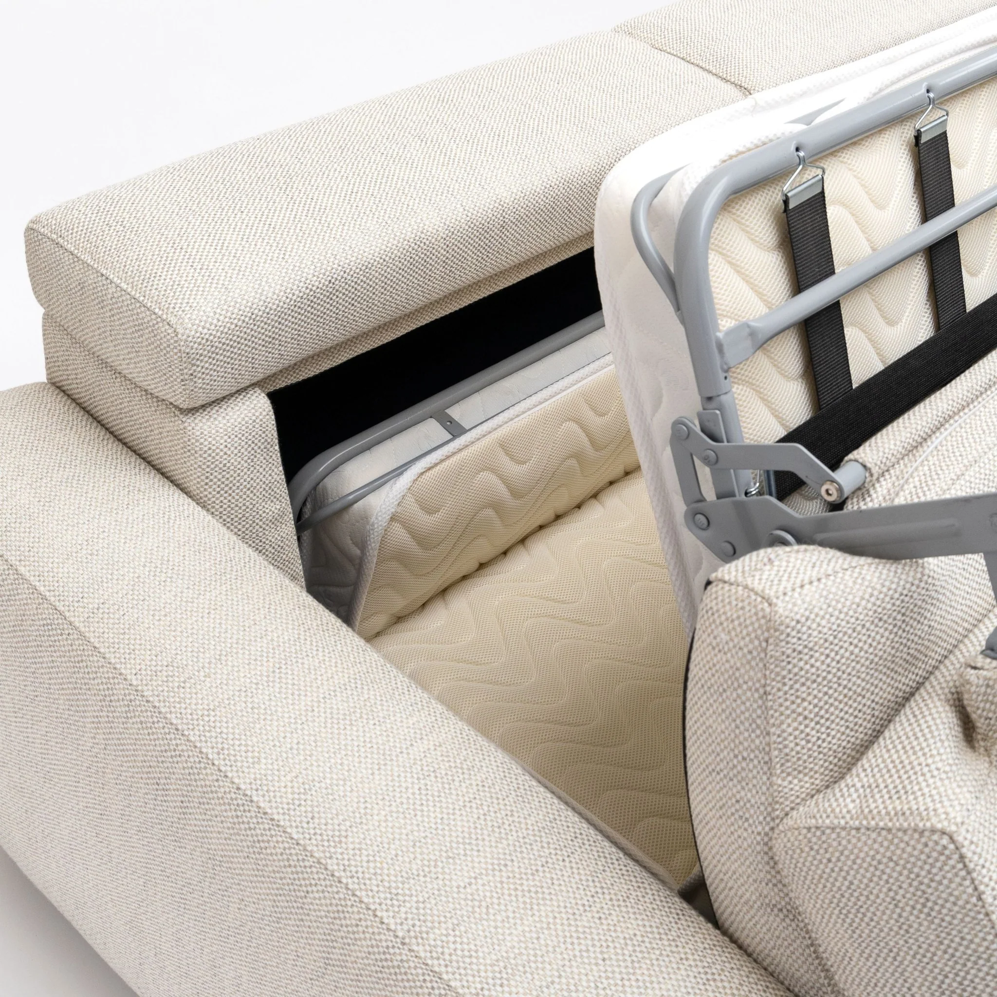 Sofa Bed With Storage - Pebble - Image 48