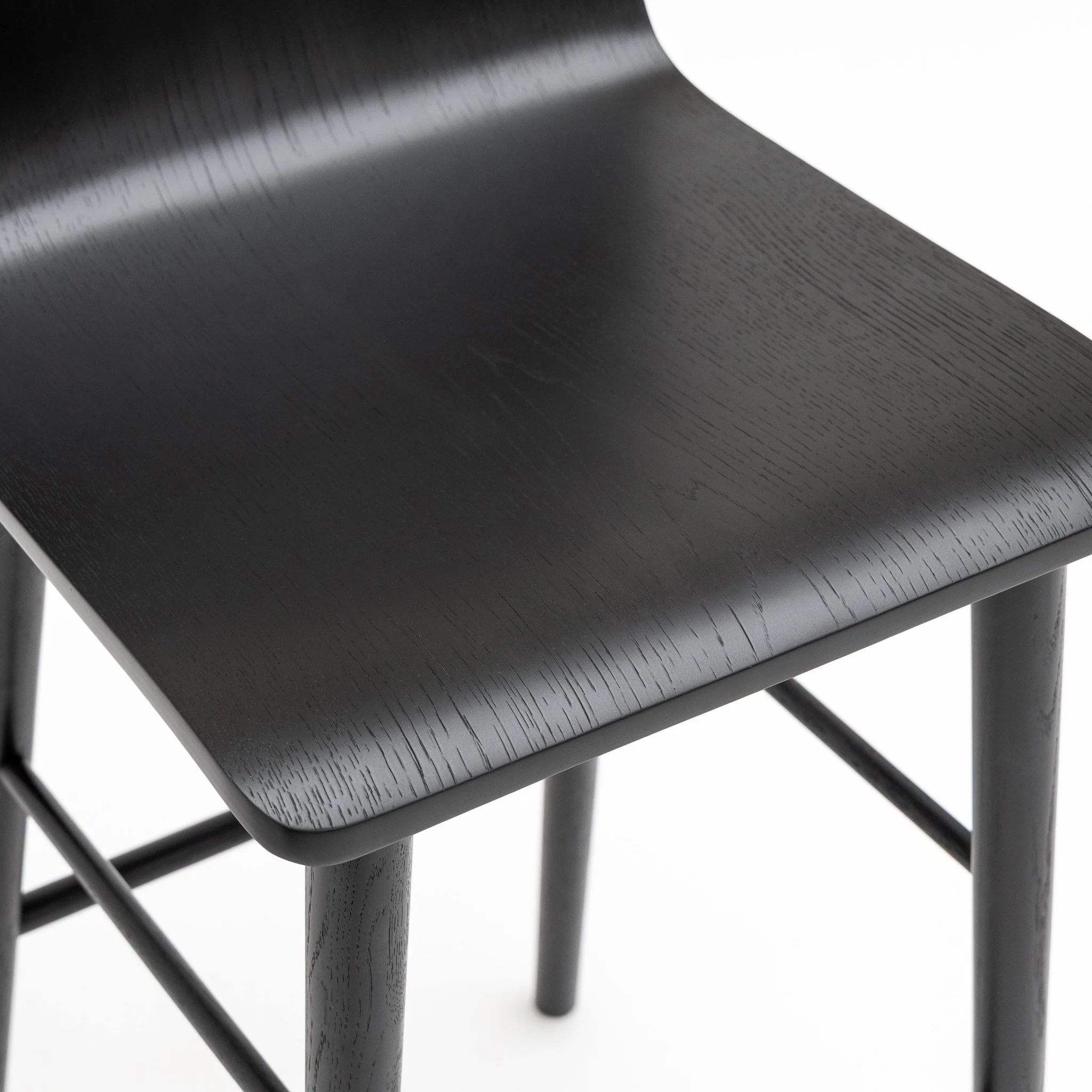Tami Bar Stool - Black Oak - Image 5