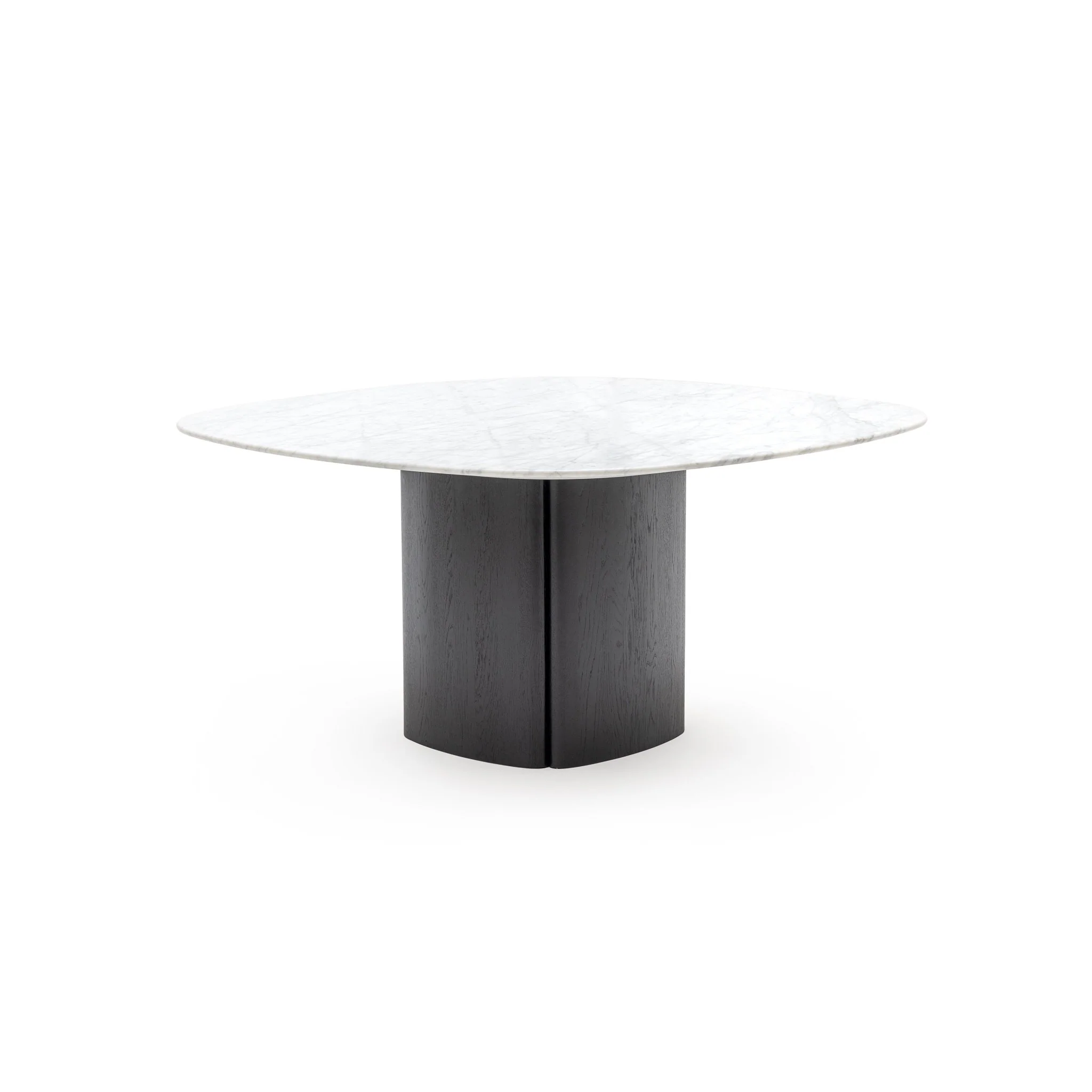 Tathra 155 Table - Black Oak & Bianca Carrara - Image 8