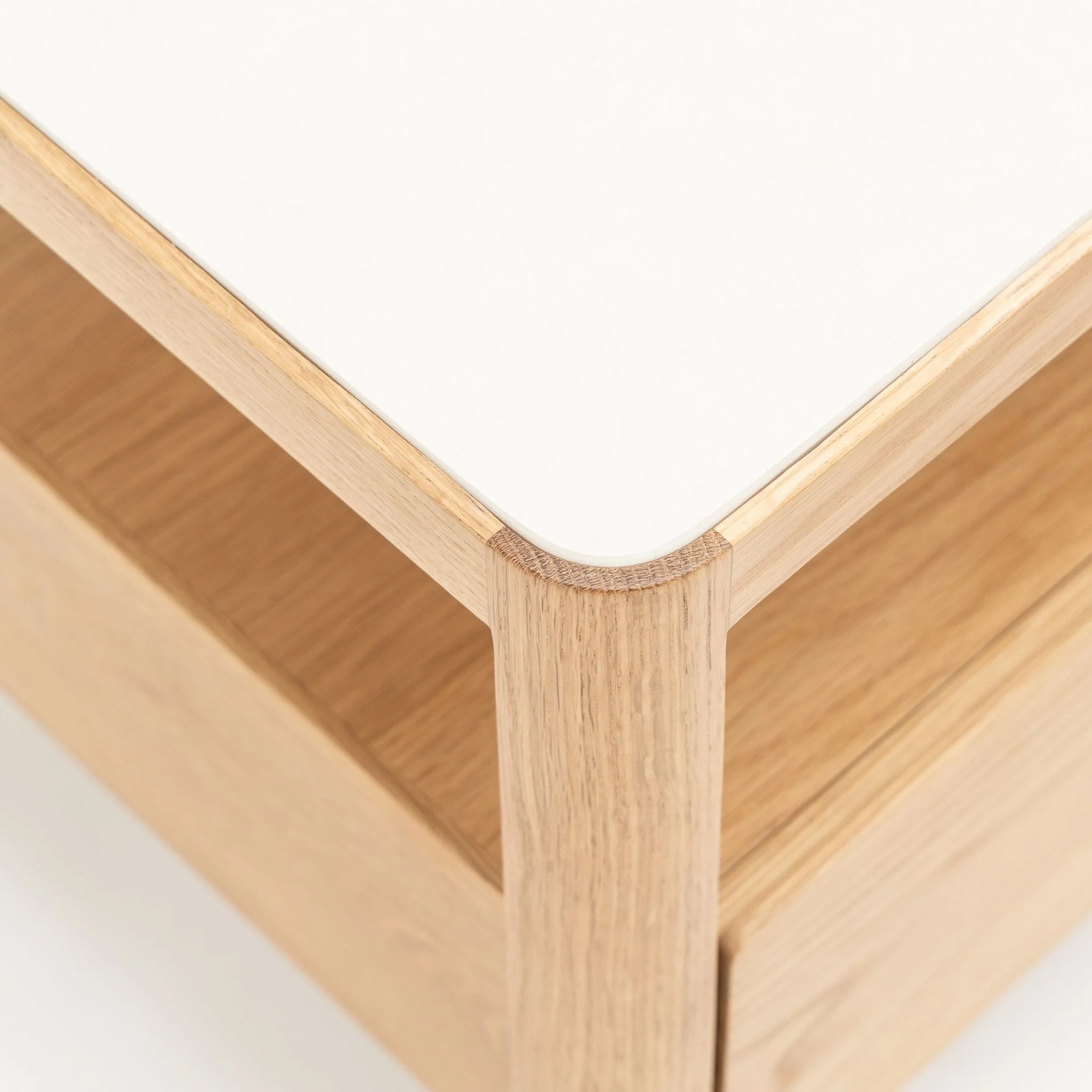 Theo Nightstand 45 - Light Oak & Sintered Stone - Image 7