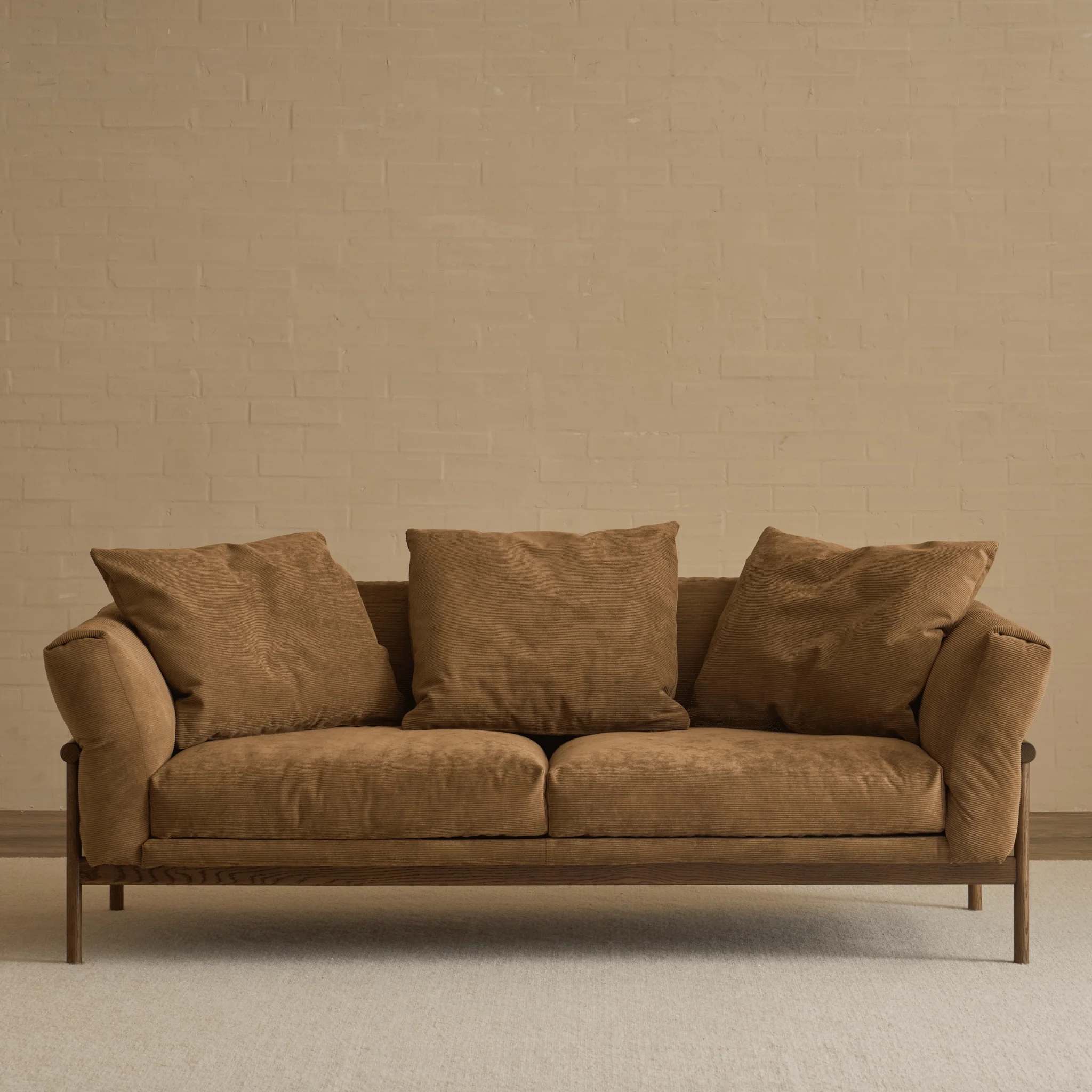 Timm Sofa - Espresso Oak & Redford