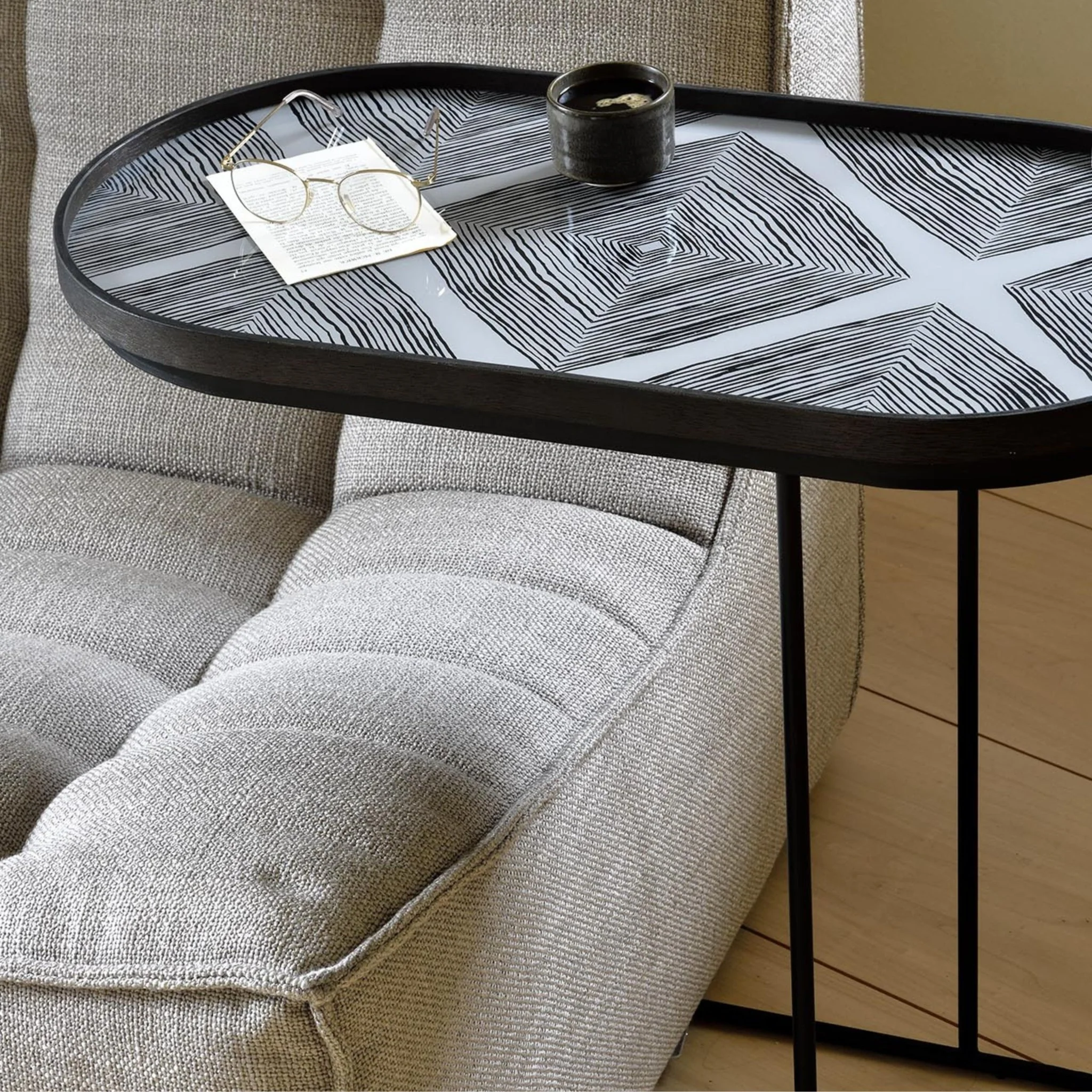 Tray Side Table - Oblong - Image 5