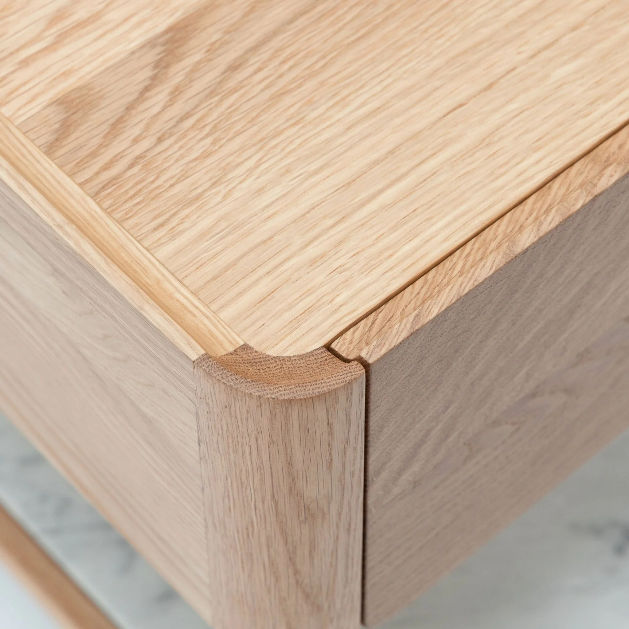 Tye Nightstand 45 - Light Oak & Bianca Carrara - Image 7