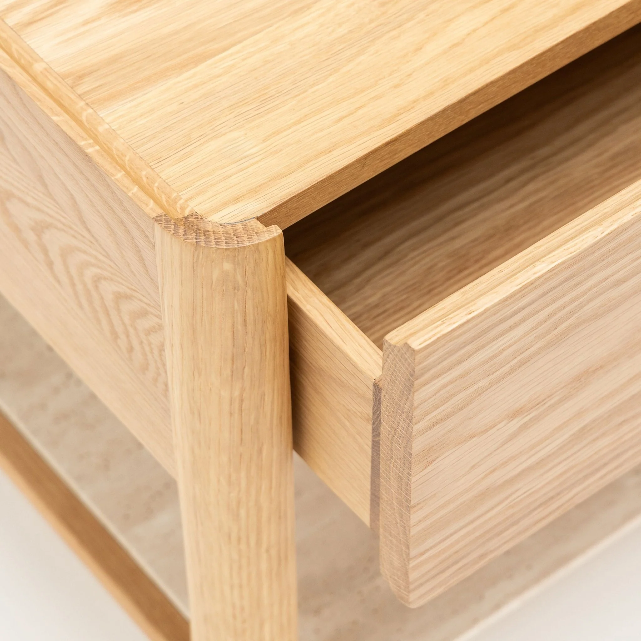 Tye Nightstand 60 - Light Oak & Travertine - Image 12