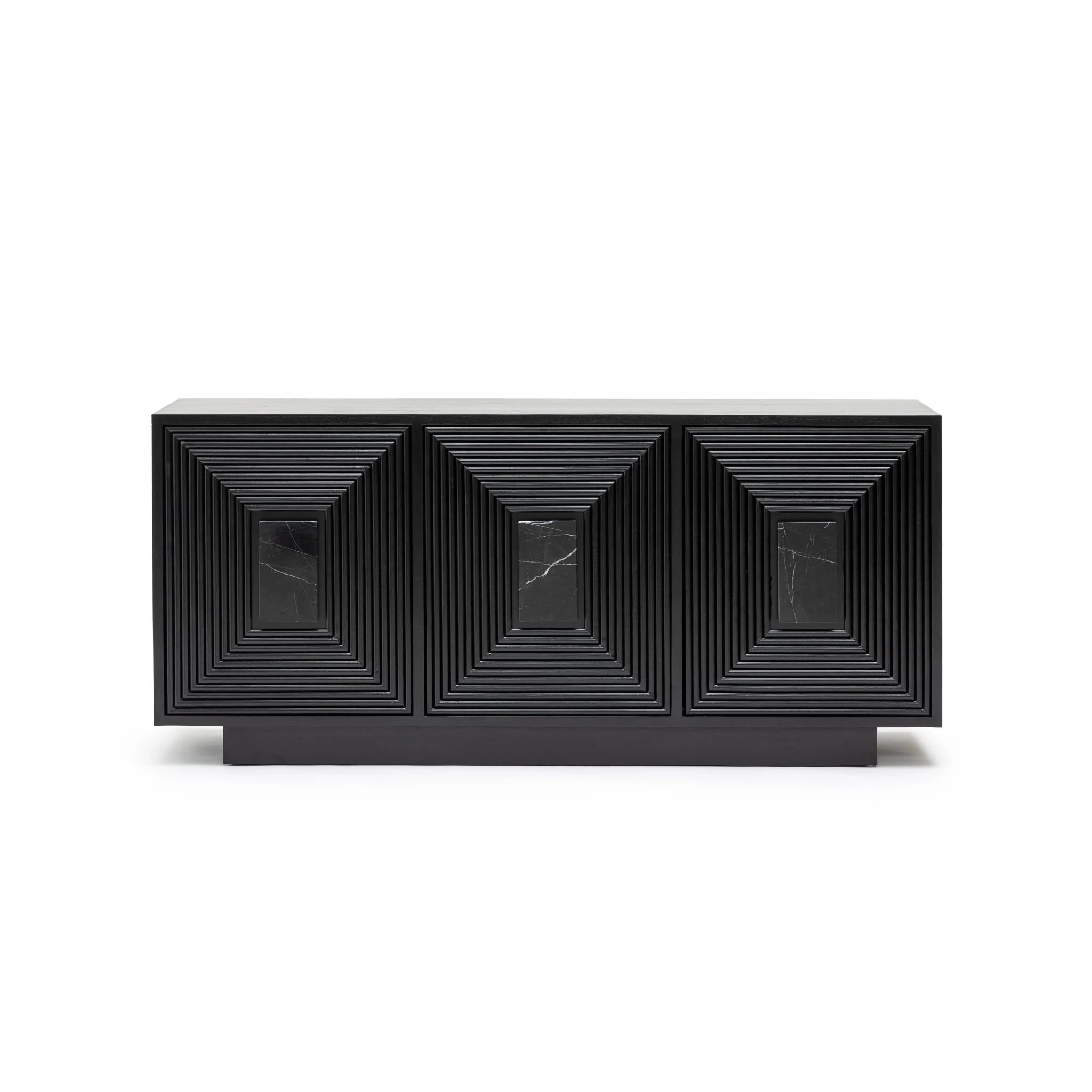 Verona 3 Door Sideboard - Black