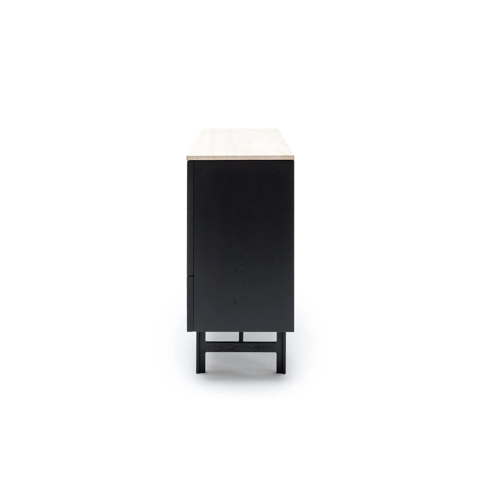 Yorke Highboard - Black Oak & Travertine - Image 14