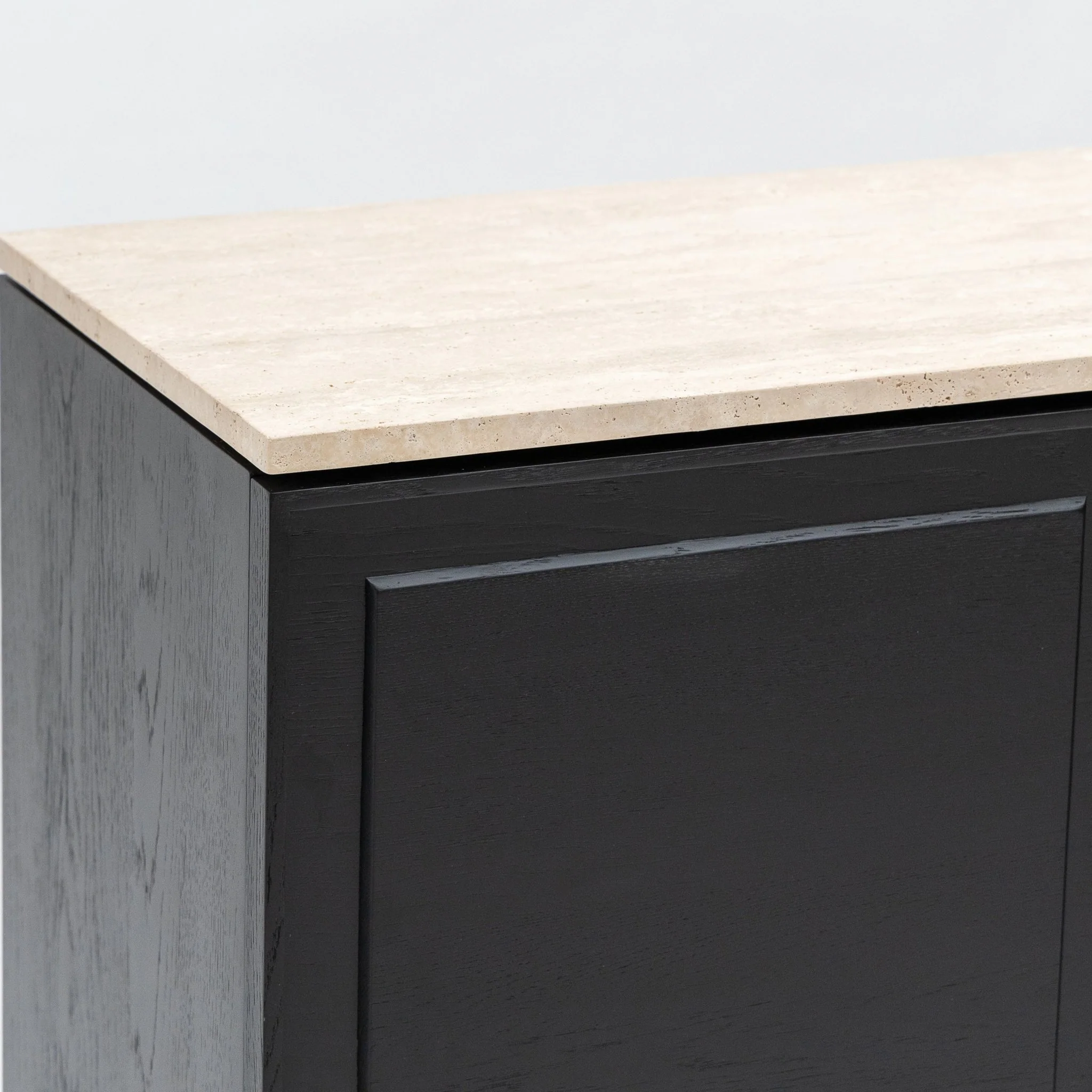 Yorke Highboard - Black Oak & Travertine - Image 16