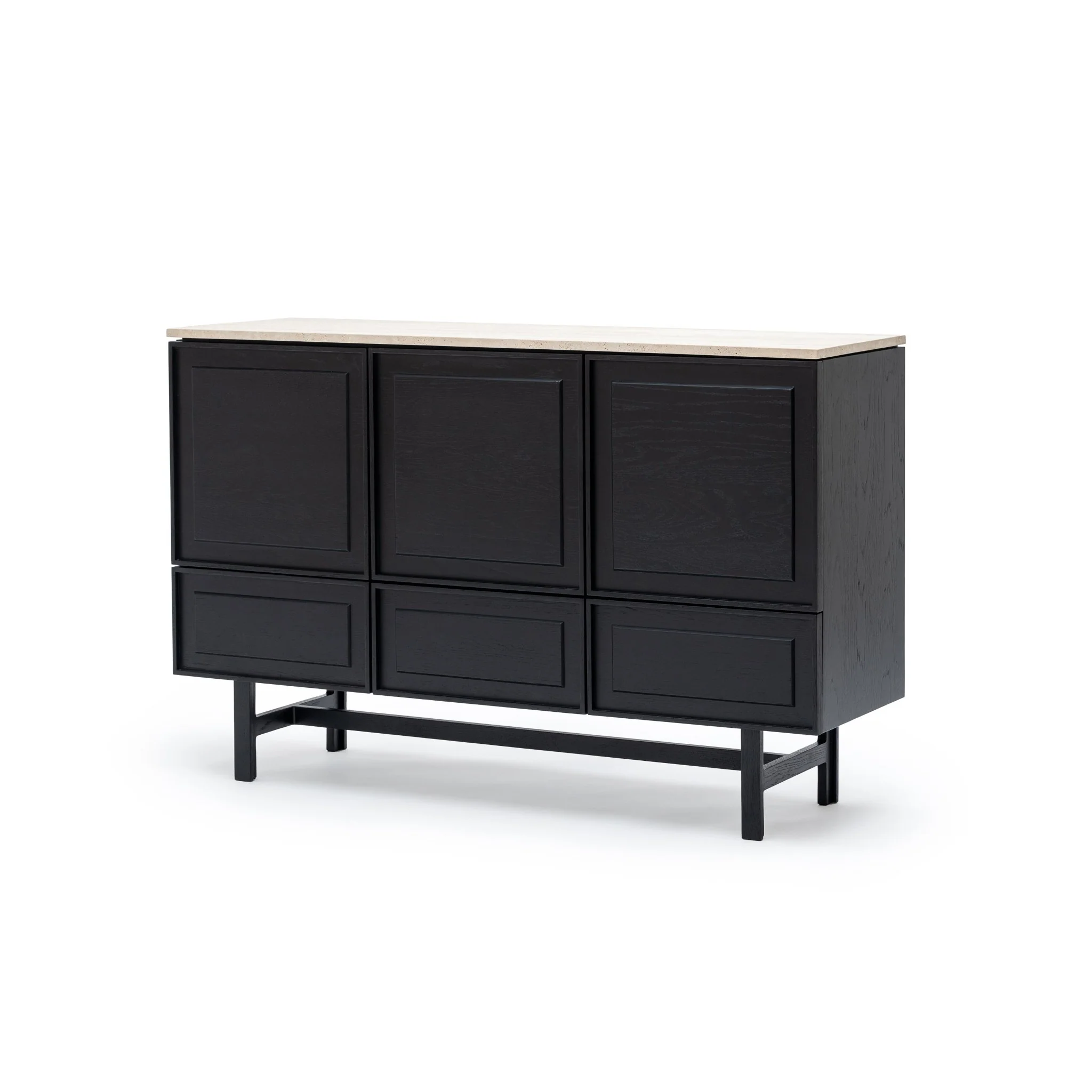Yorke Highboard - Black Oak & Travertine - Image 33