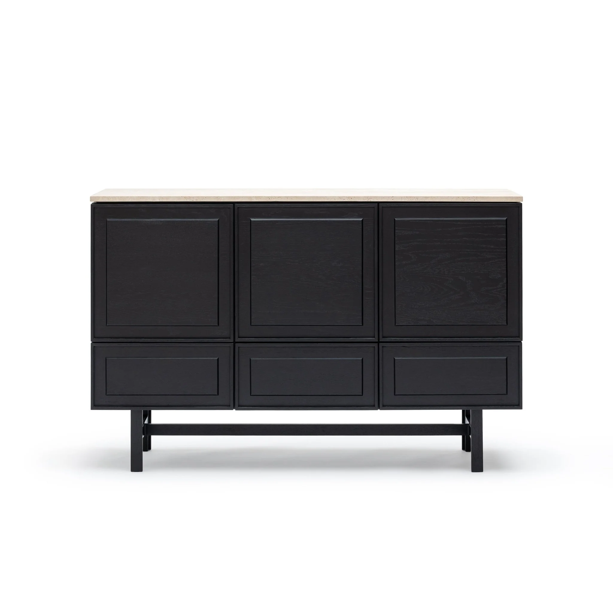 Yorke Highboard - Black Oak & Travertine - Image 34