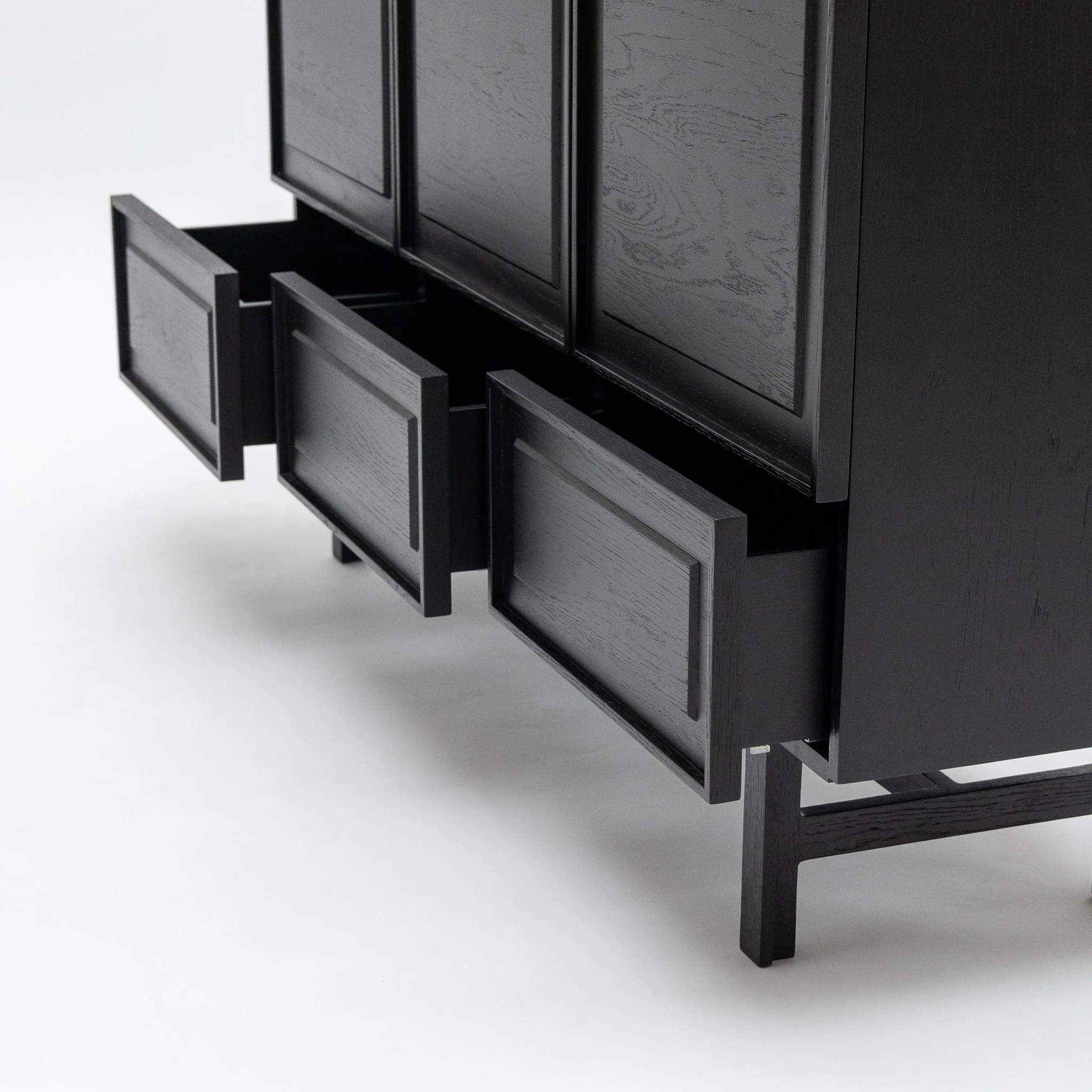 Yorke Highboard - Black Oak & Travertine - Image 39