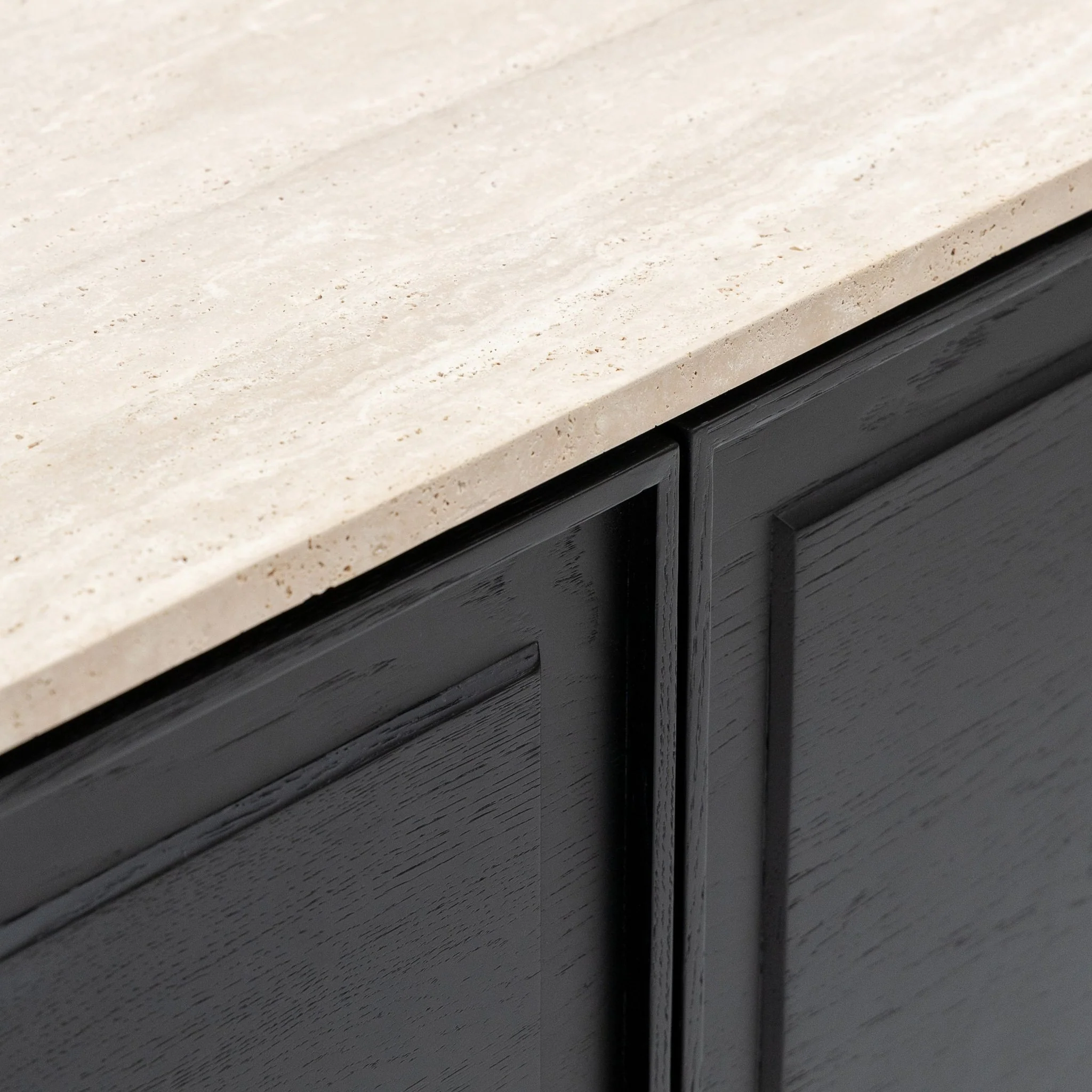 Yorke Highboard - Black Oak & Travertine - Image 40