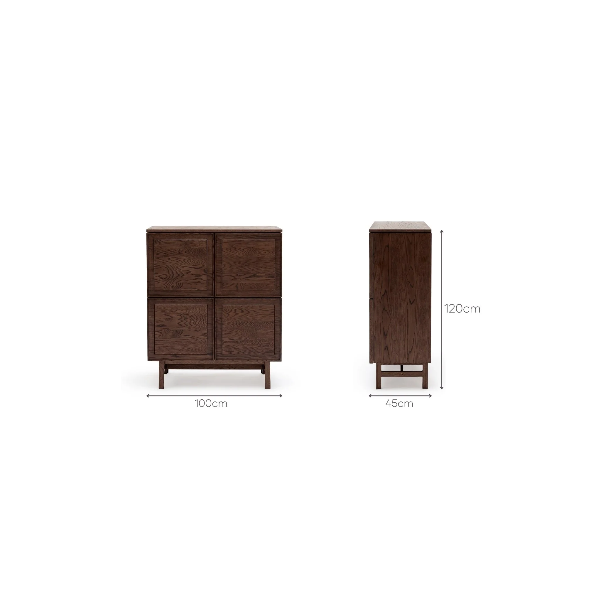 Yorke Highboard - Espresso Oak - Image 14