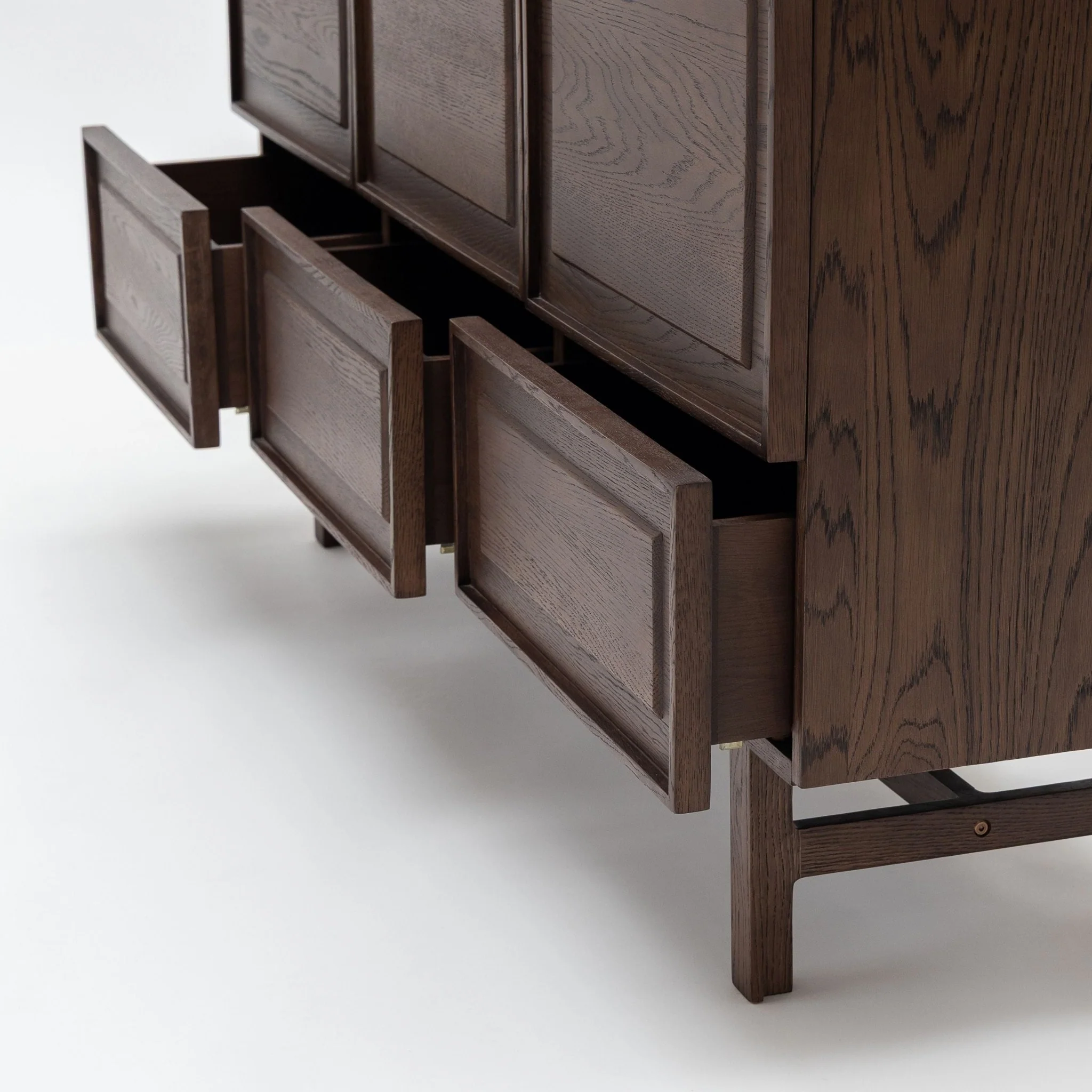 Yorke Highboard - Espresso Oak & Bianca Carrara - Image 15