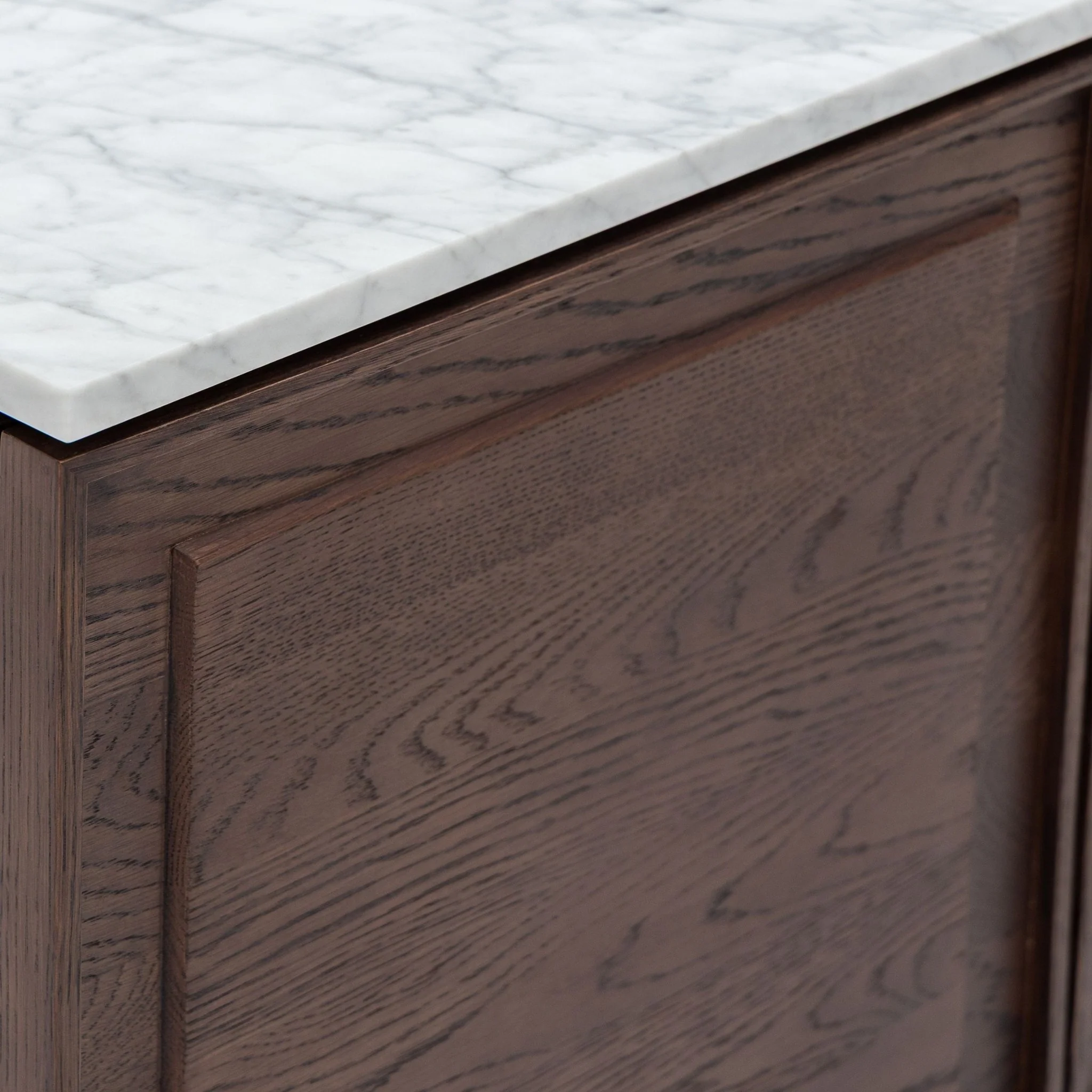 Yorke Highboard - Espresso Oak & Bianca Carrara - Image 7