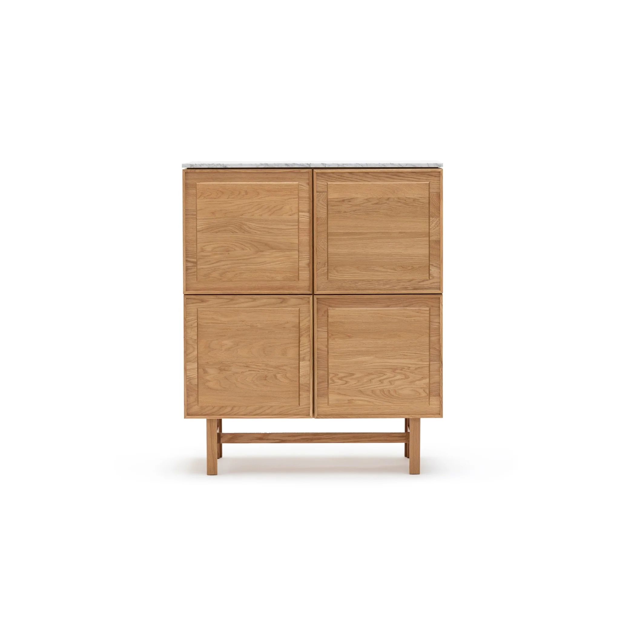 Yorke Highboard - Light Oak & Bianca Carrara - Image 28