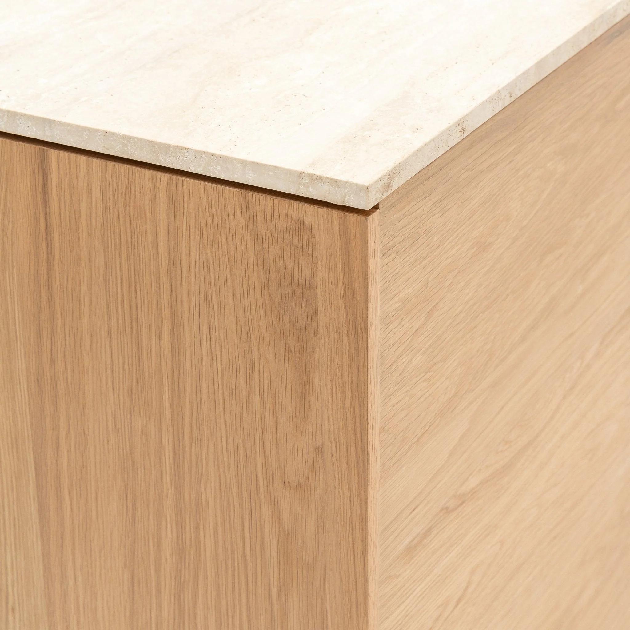 Yorke Highboard - Light Oak & Travertine - Image 21