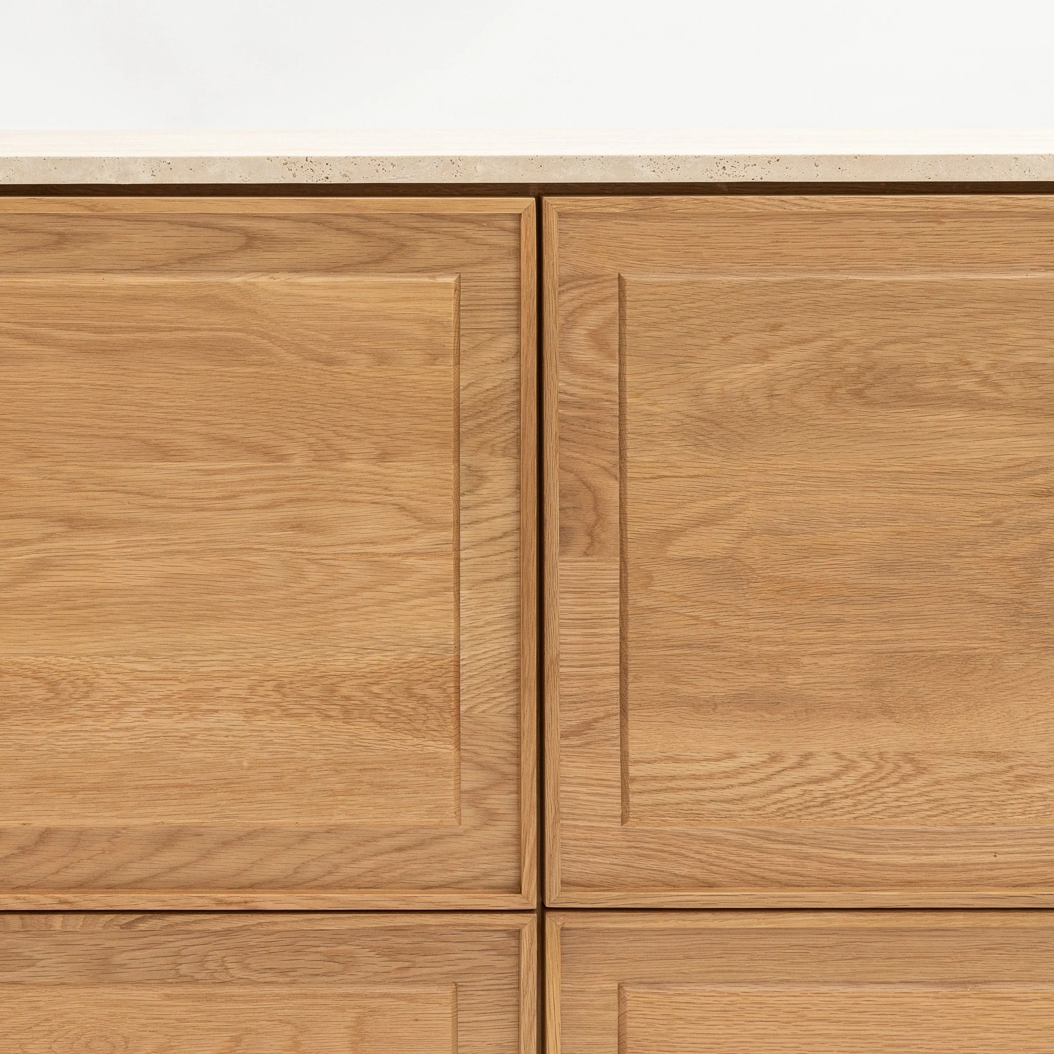 Yorke Highboard - Light Oak & Travertine - Image 24