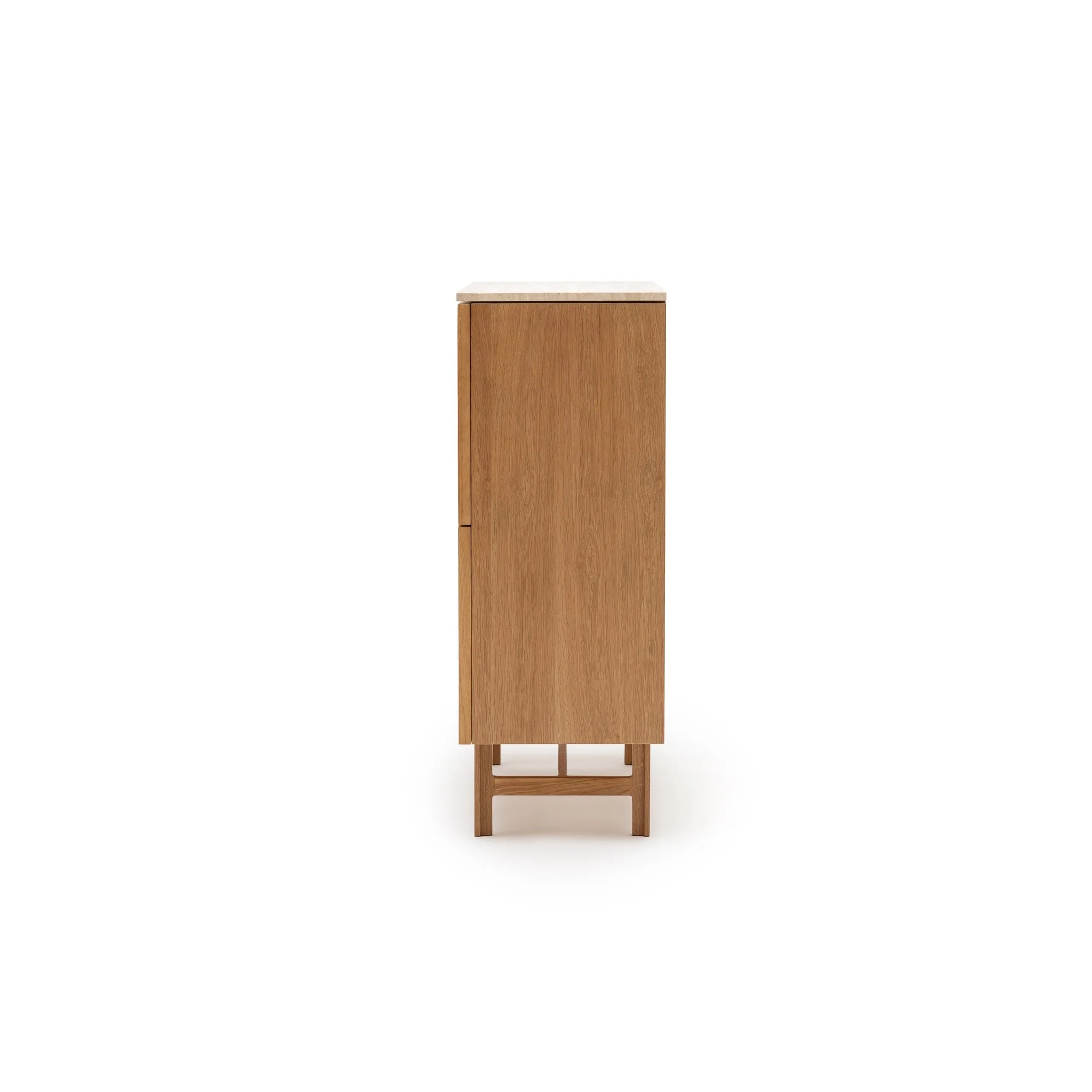 Yorke Highboard - Light Oak & Travertine - Image 34