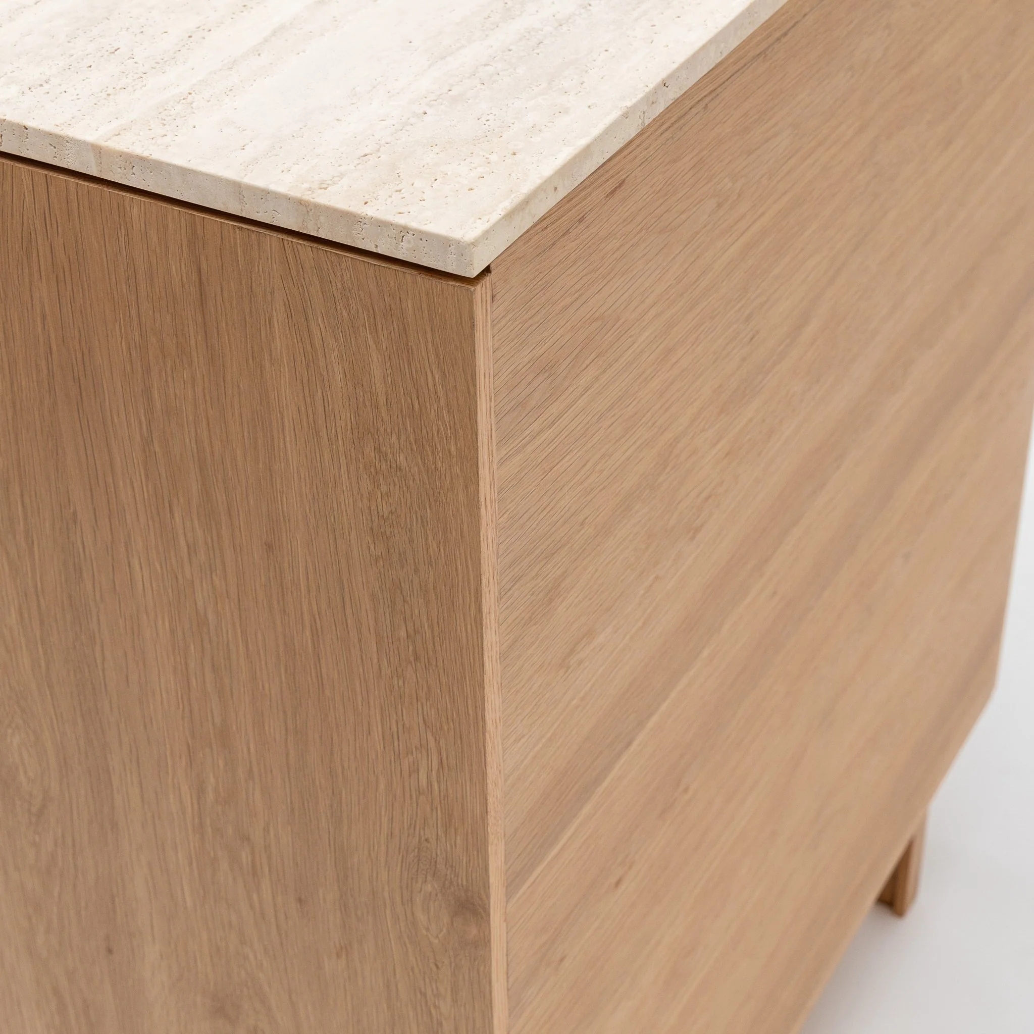 Yorke Highboard - Light Oak & Travertine - Image 39
