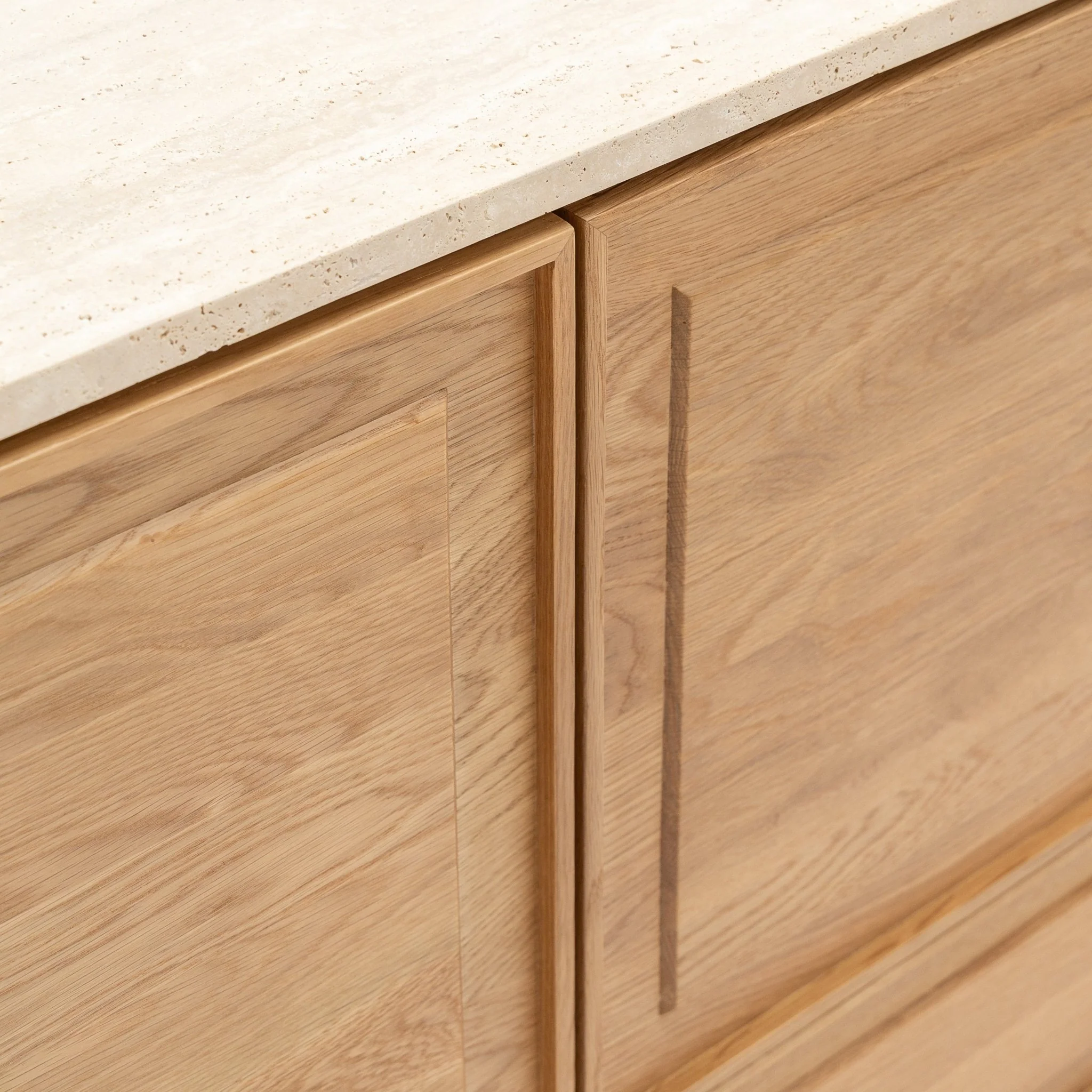 Yorke Highboard - Light Oak & Travertine - Image 42