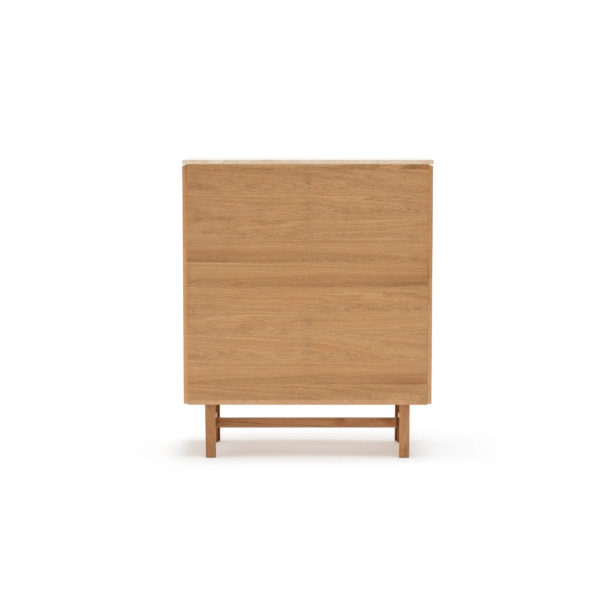 Yorke Highboard - Light Oak & Travertine - Image 5