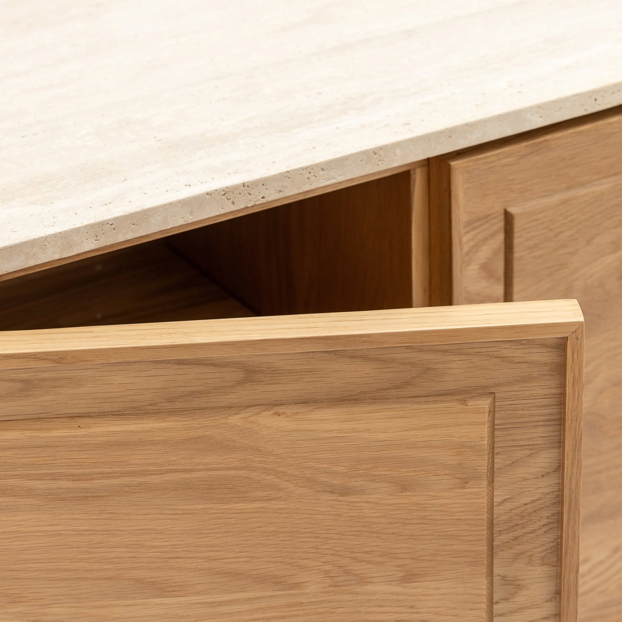 Yorke Highboard - Light Oak & Travertine - Image 52