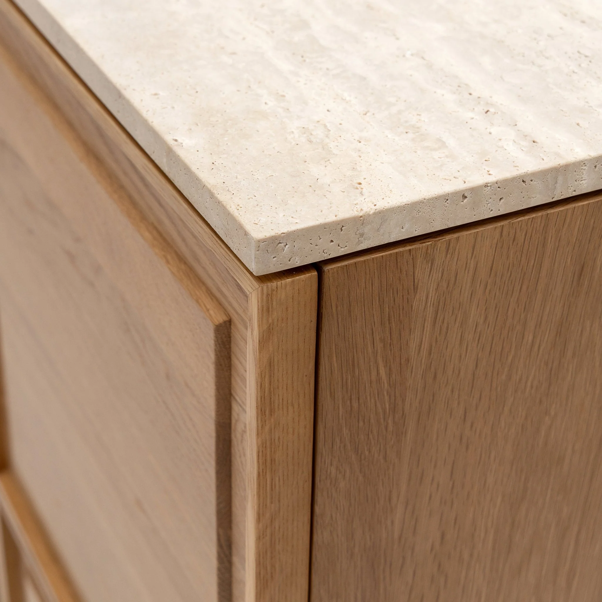 Yorke Highboard - Light Oak & Travertine - Image 58