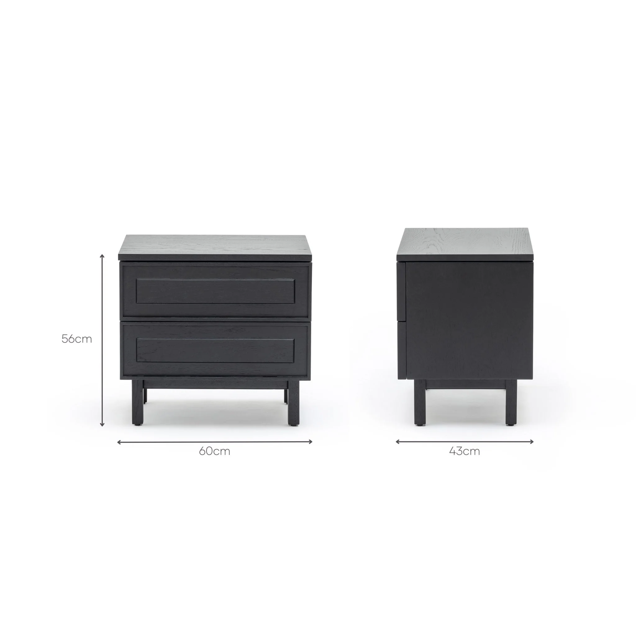 Yorke Nightstand - Black Oak - Image 16